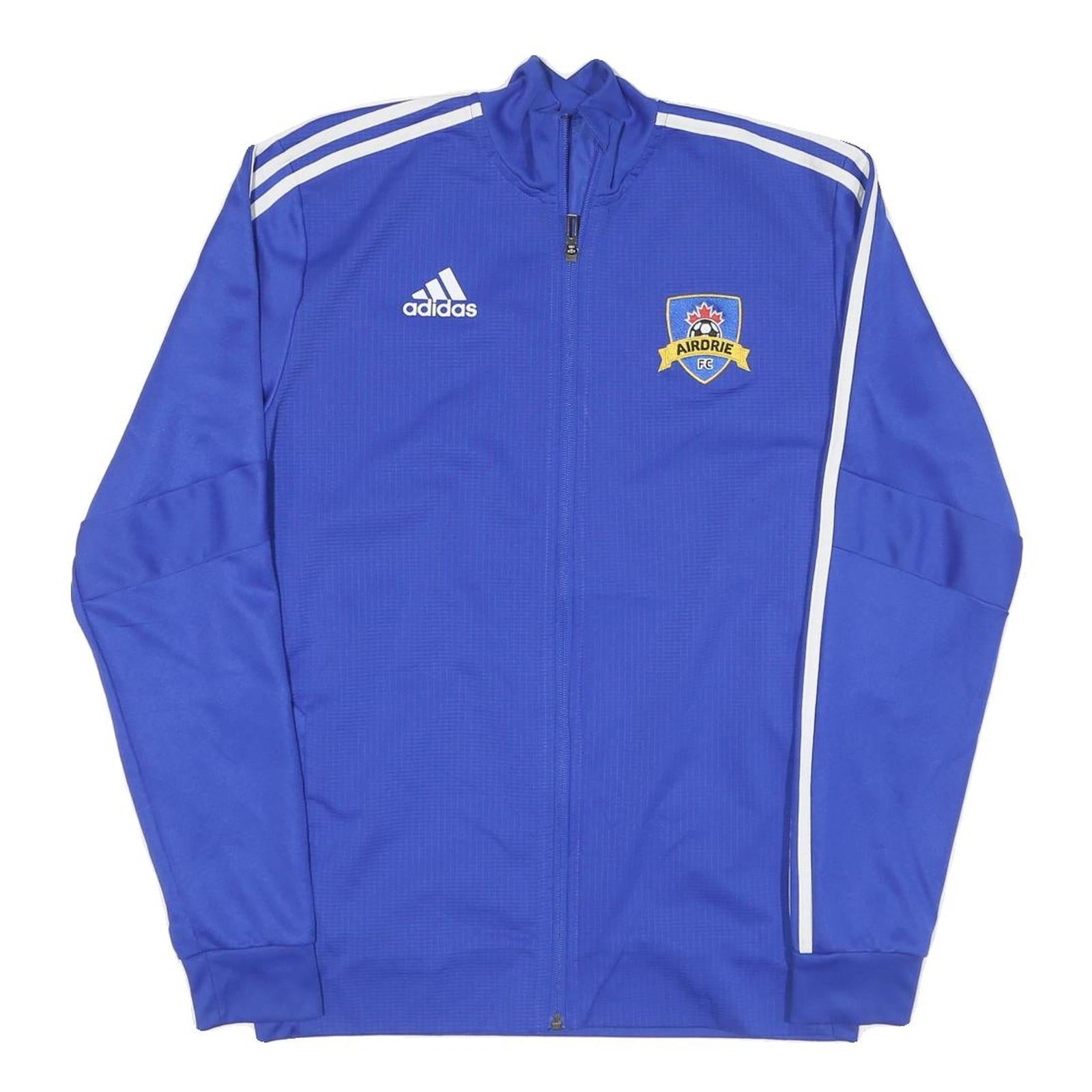 Buy ADIDAS Mens Blue Sports Football Jacket M Polyester Blend Zip Track Top Refurbished - $41.59 ADIDAS Mens Blue Sports Football Jacket M Polyester Blend Zip Track Top Refurbished - N/A refurbished available on Cerqular