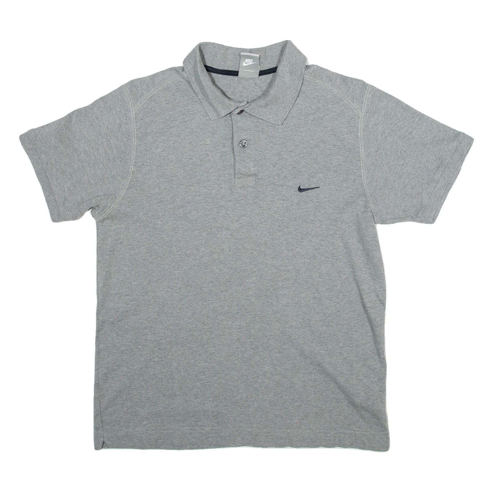 NIKE Mens Polo Shirt Grey M Refurbished - N/A refurbished available on Cerqular