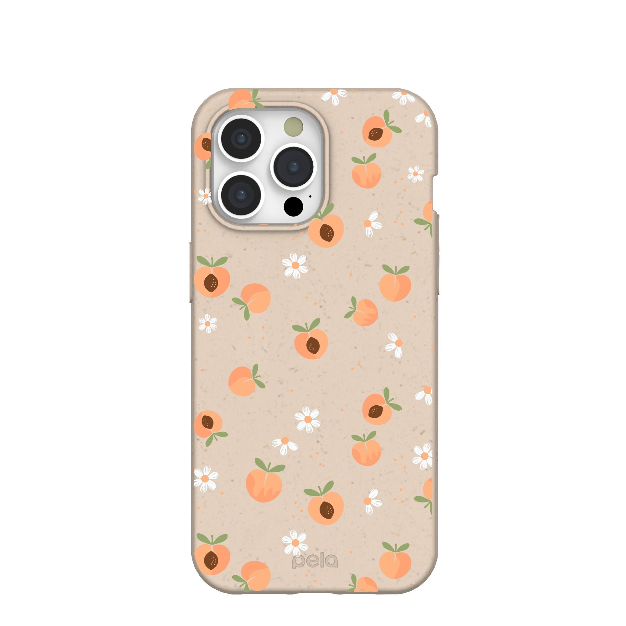 Seashell Feeling Peachy iPhone 15 Pro Max Case Refurbished - Pela Case refurbished available on Cerqular