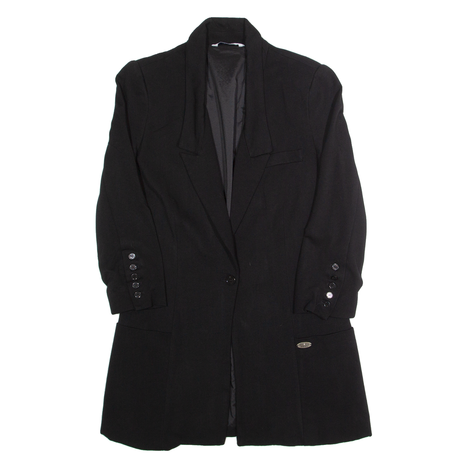 LIU JO Womens Blazer Jacket Black S Refurbished - N/A refurbished available on Cerqular