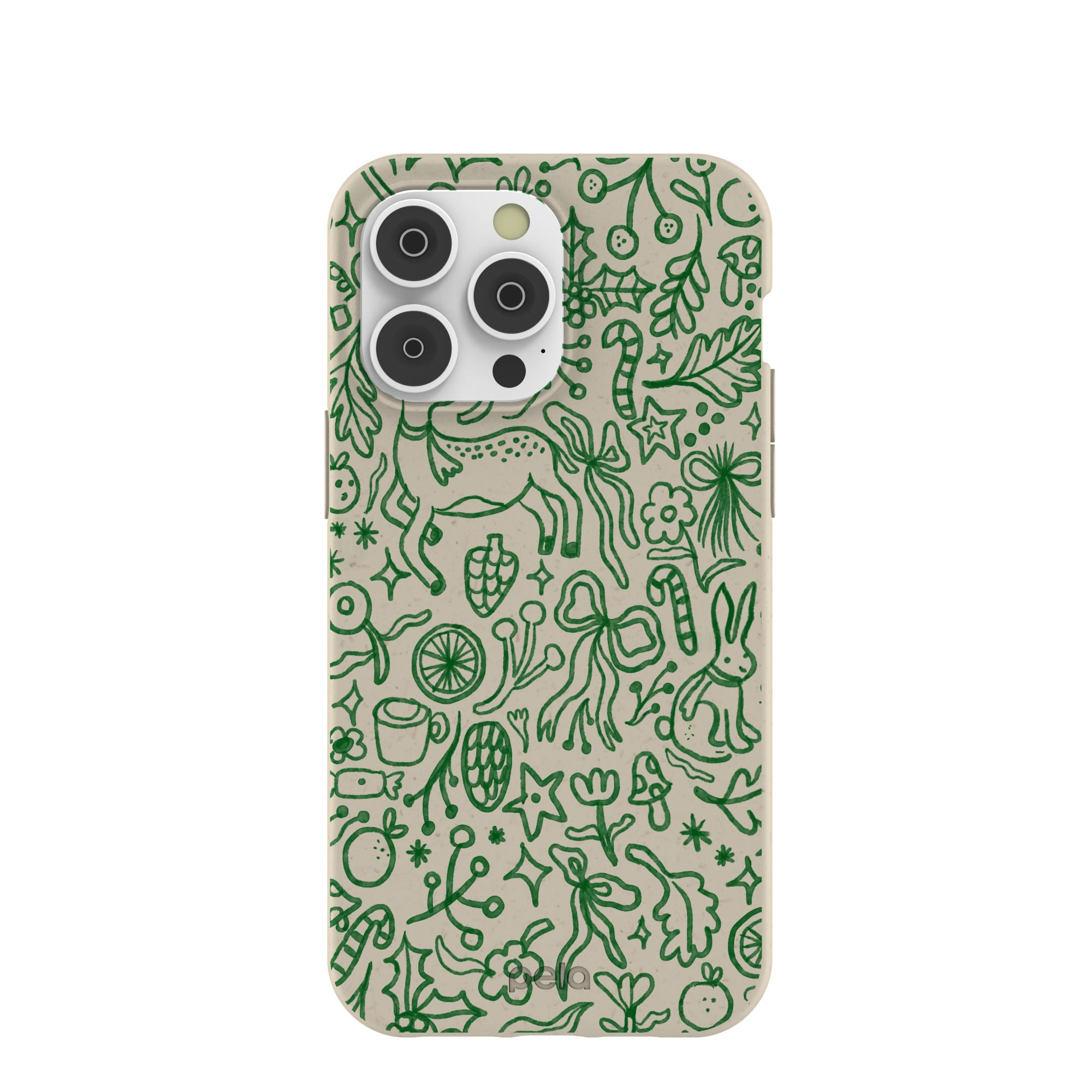 London Fog Cozy Woodland iPhone 14 Pro Max Case Refurbished - Pela Case refurbished available on Cerqular
