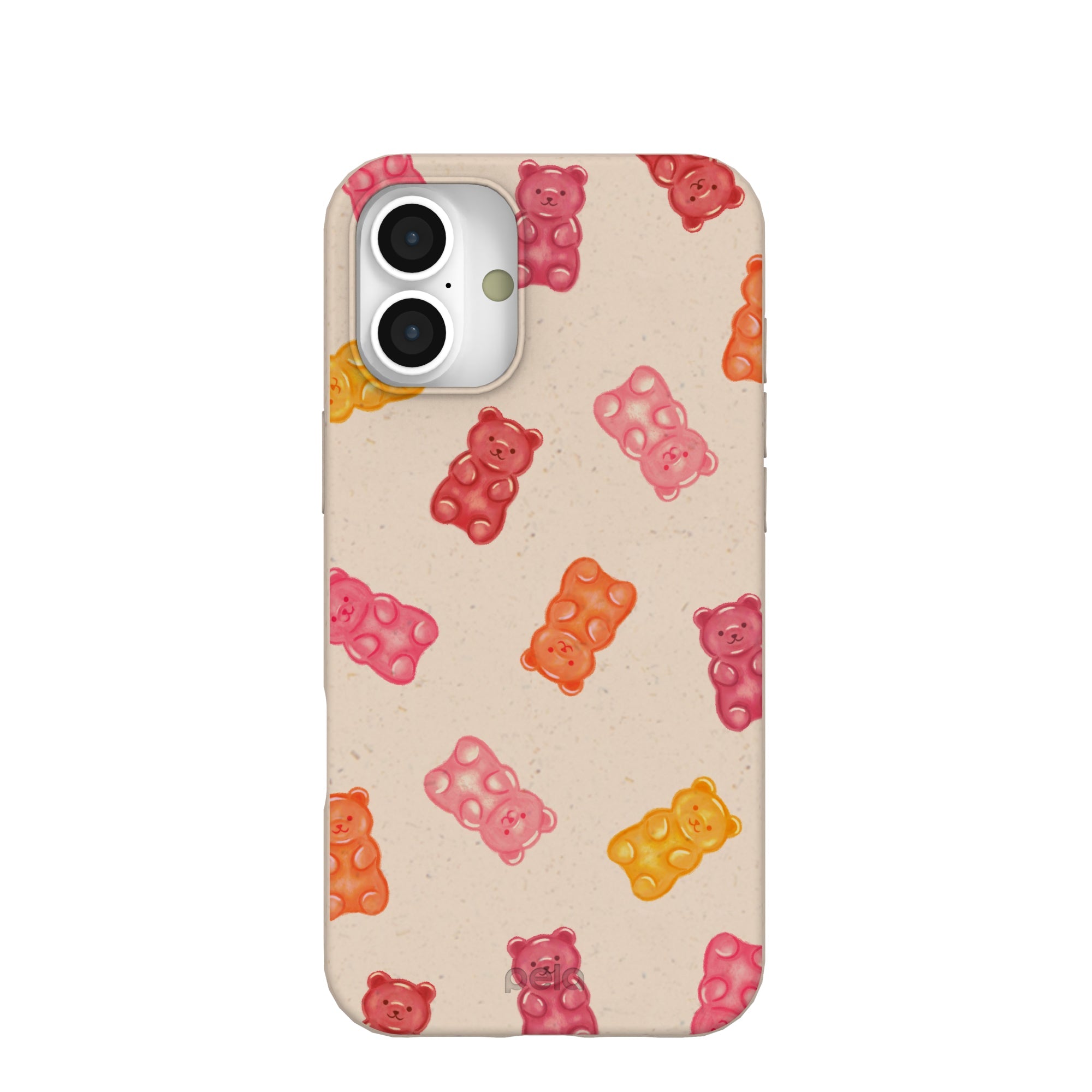Seashell Gummy Bears iPhone 16 Plus Case Refurbished - Pela Case refurbished available on Cerqular