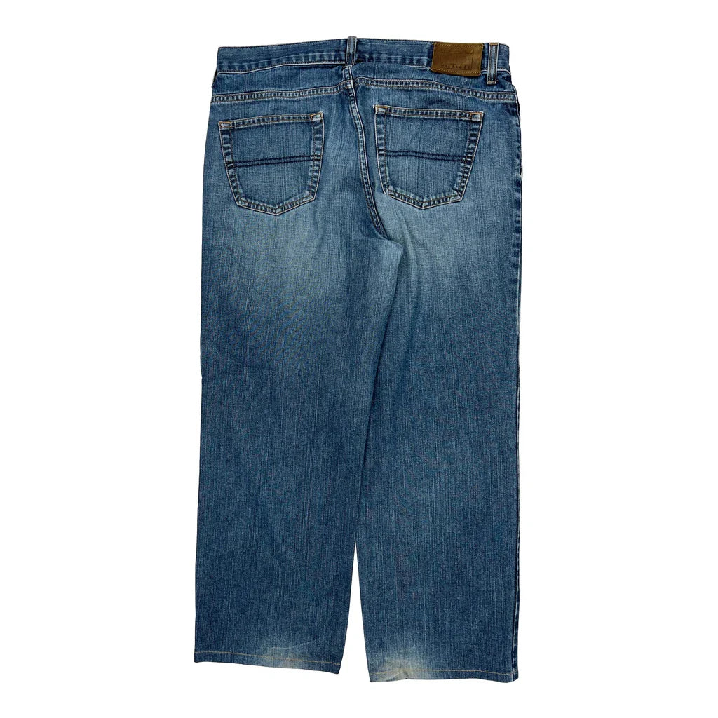 Tommy Jeans Wide Leg Jeans - 34W 30L Blue Denim Refurbished - Thrifted (note: this is a term often used to describe second- refurbished available on Cerqular
