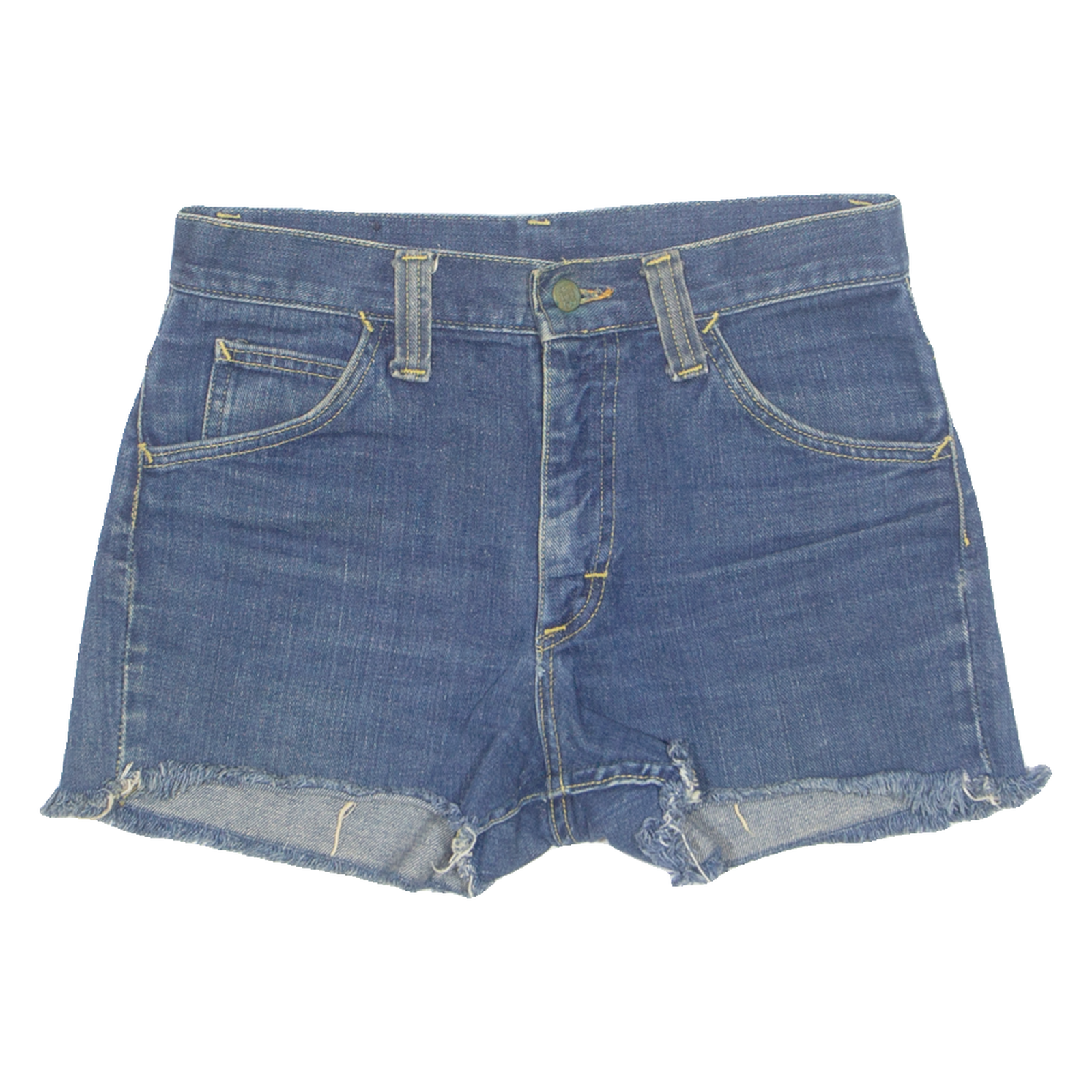 LEE Cut Off Womens Denim Shorts Blue 90s S W28 Refurbished - N/A refurbished available on Cerqular