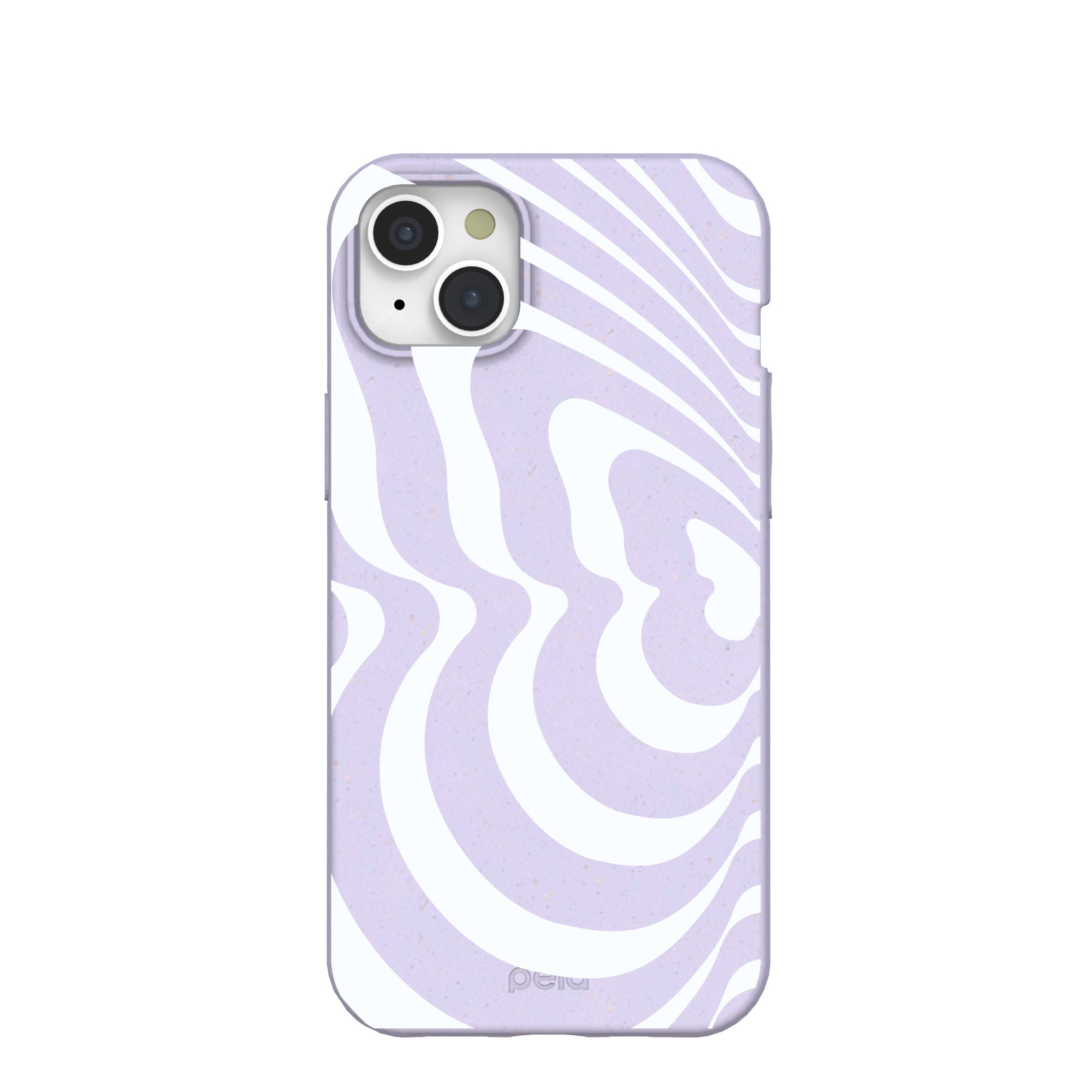 Lavender Flutter Left iPhone 15 Plus Case Refurbished - Pela Case refurbished available on Cerqular