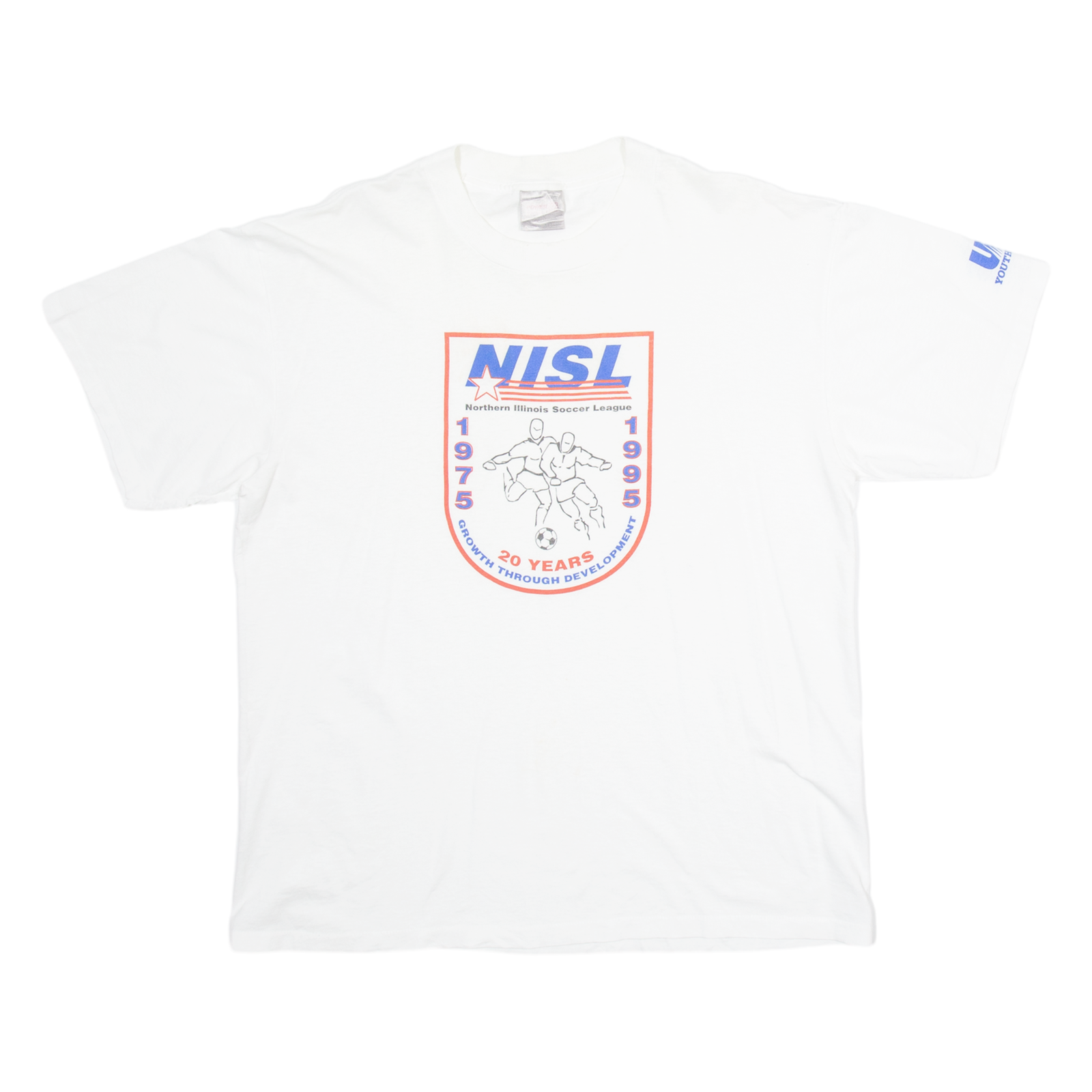 POWER Northern Illinois Soccer League Mens T-Shirt White XL Refurbished - N/A refurbished available on Cerqular