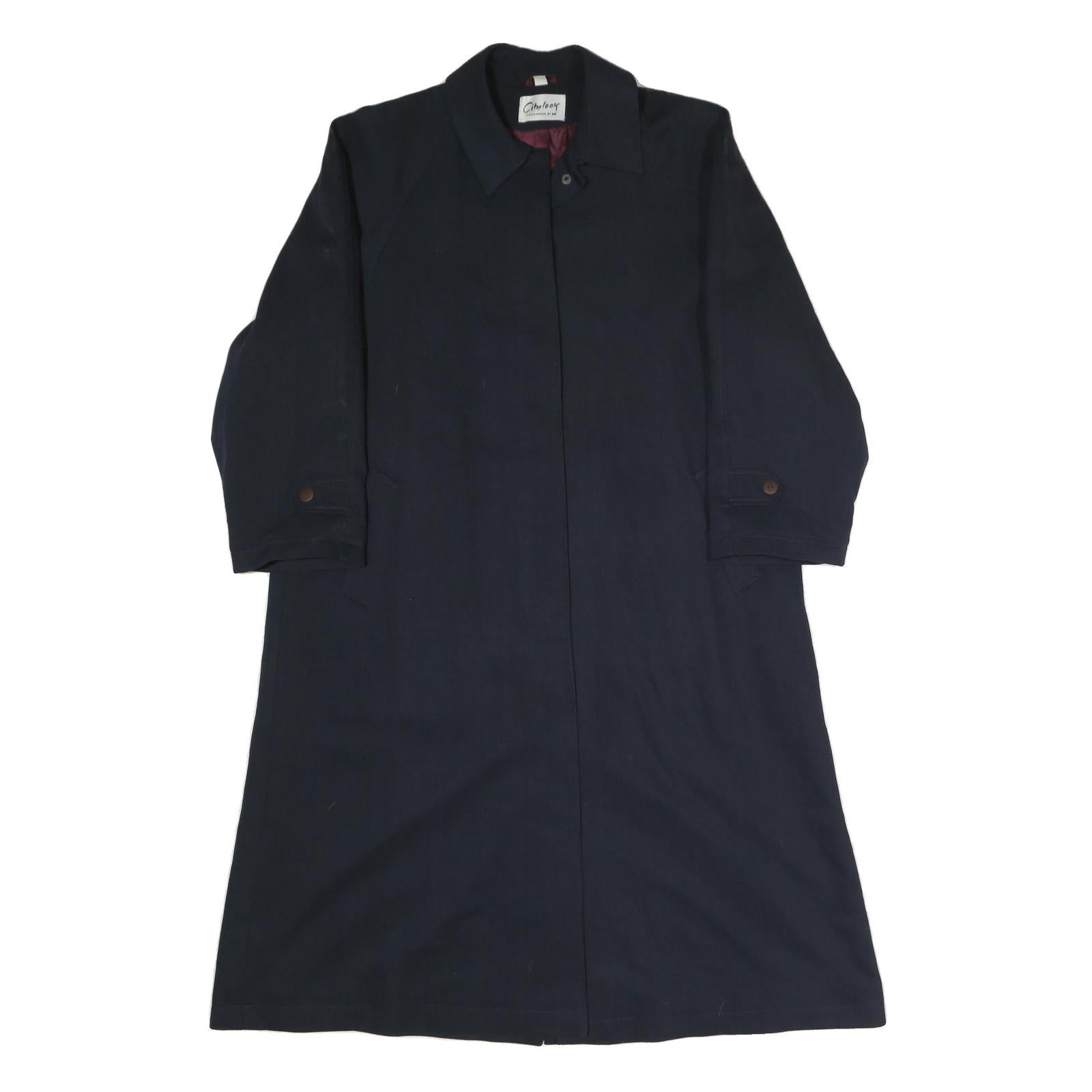 H&M Womens Navy Blue Jacket M Polyester Blend Classic Button Closure Outerwear Refurbished - N/A refurbished available on Cerqular