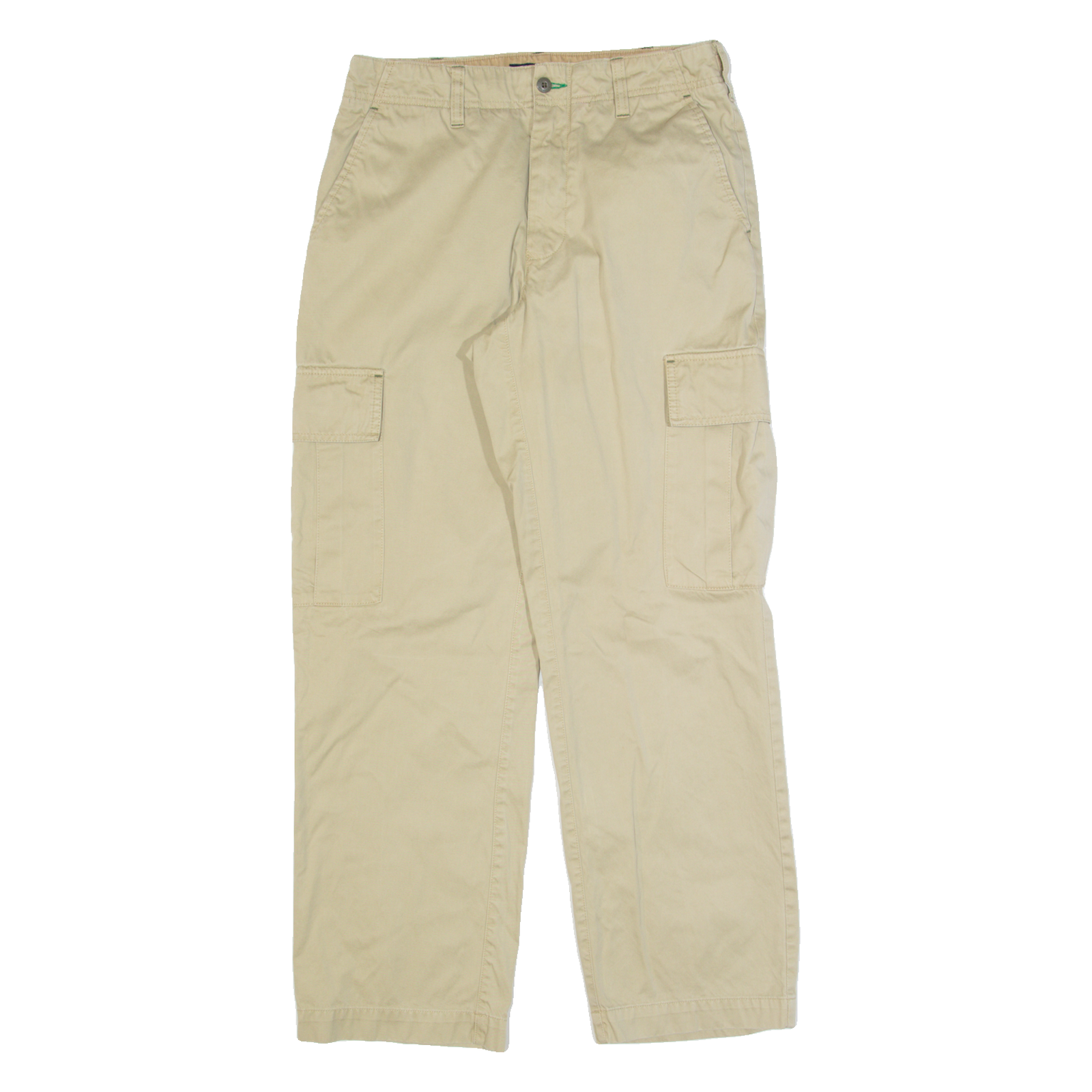 TOMMY HILFIGER Cargo Workwear Mens Trousers Beige Regular Straight W29 L30 Refurbished - N/A refurbished available on Cerqular