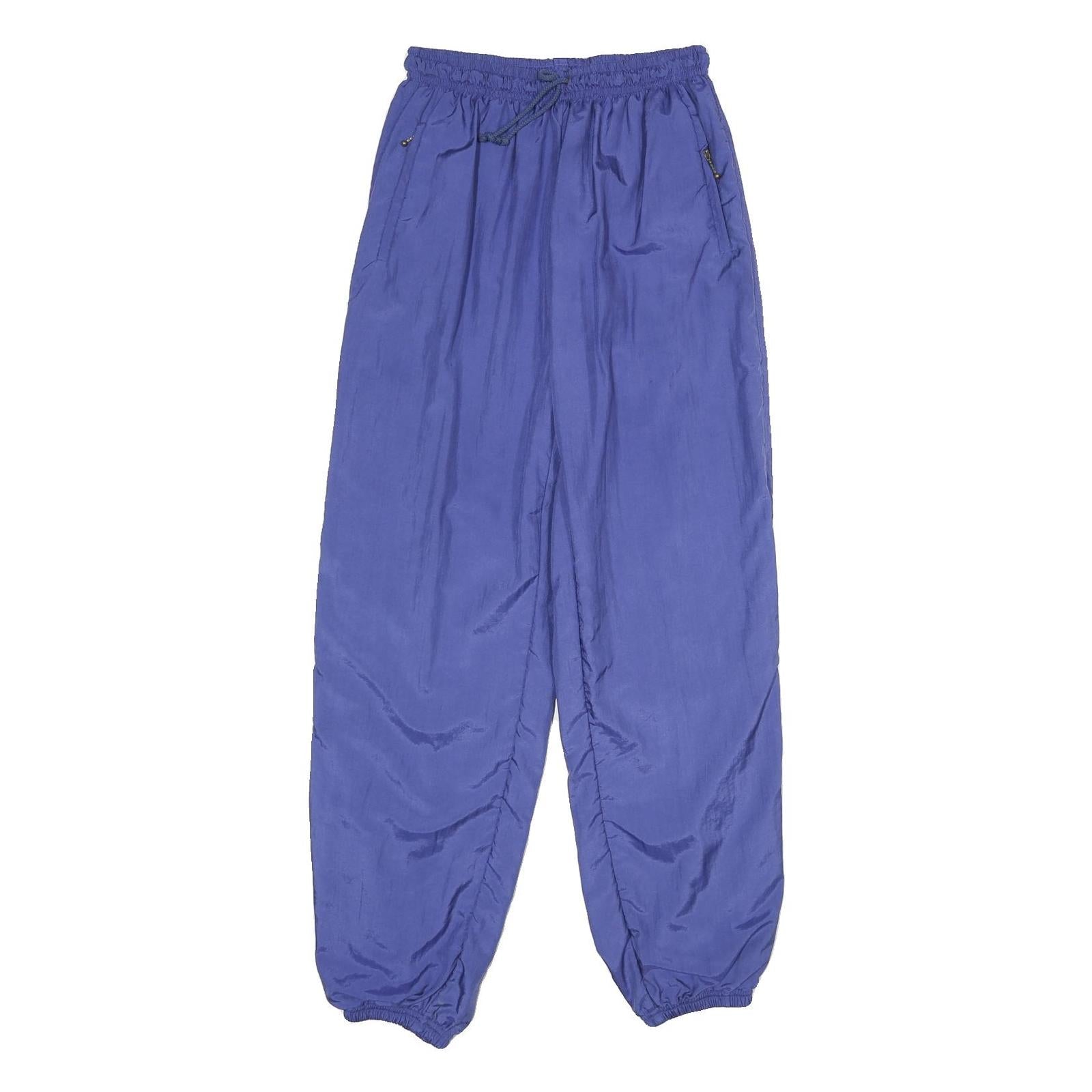 LOFFLER Womens Joggers Blue XL W26 L32 Casual Relaxed Tapered Fit Polyamide Refurbished - N/A refurbished available on Cerqular