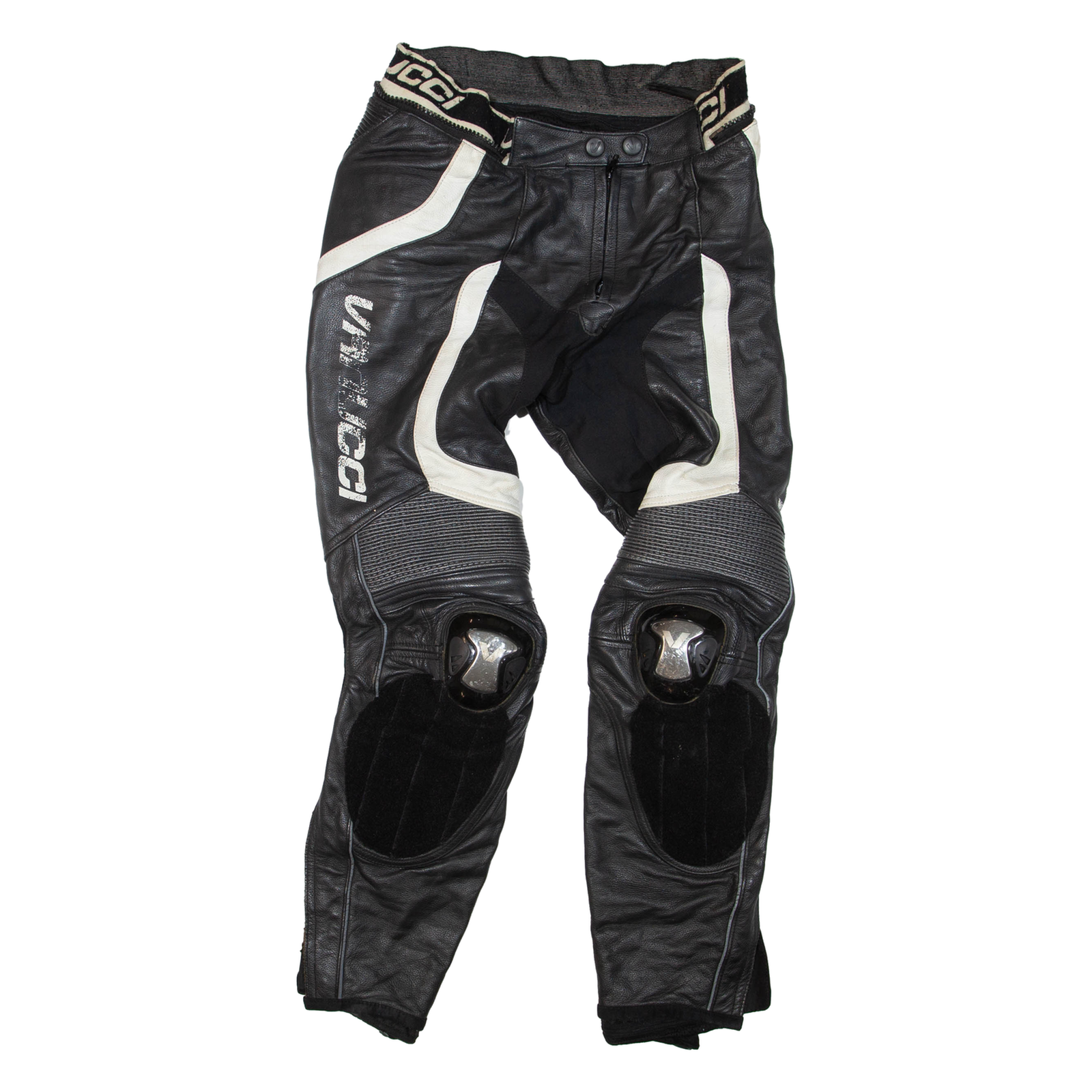 Biker Mens Leather Trousers Black Regular Skinny W30 L27 Refurbished - N/A refurbished available on Cerqular
