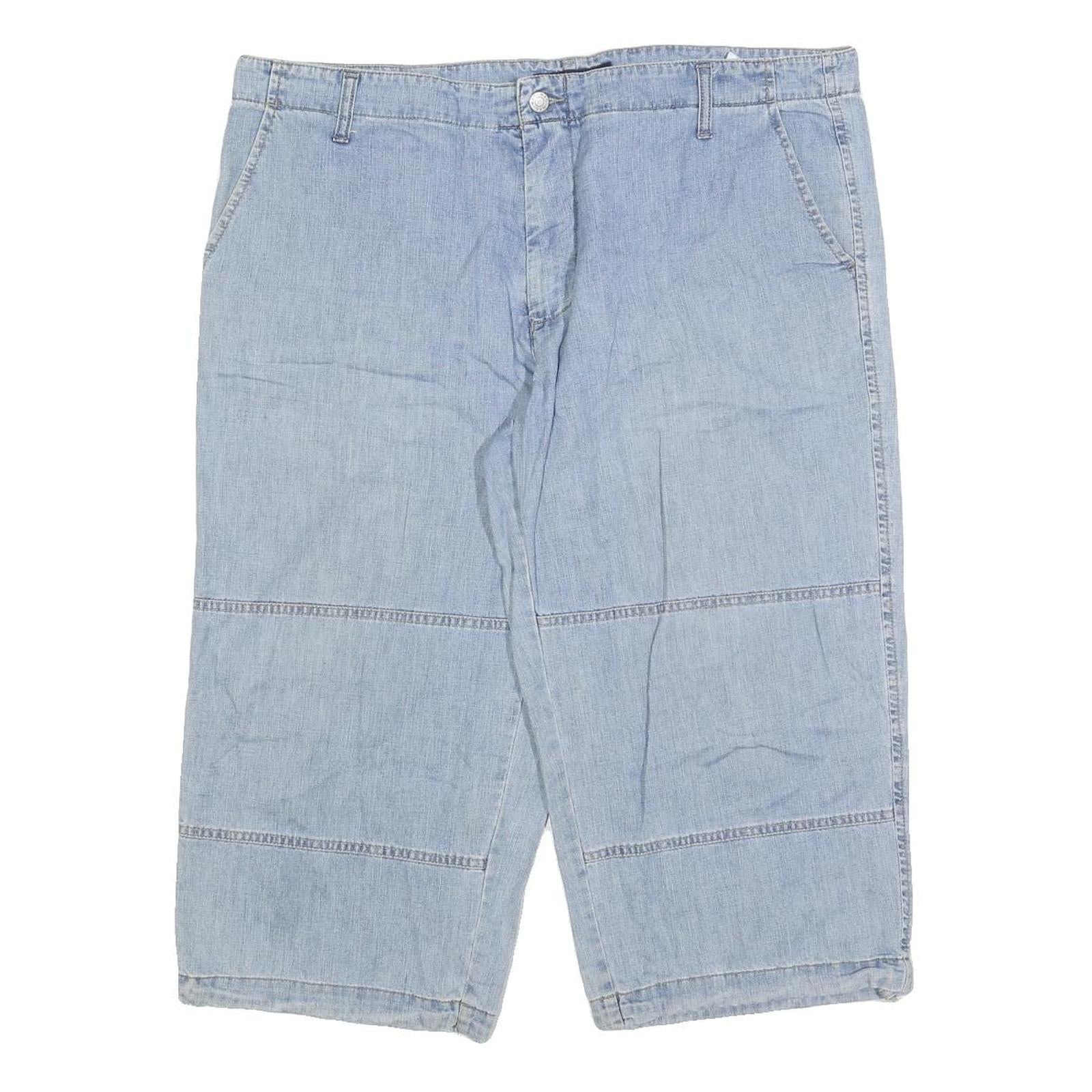 MAC Mens Shorts Blue Casual XL W40 Cotton Blend Light Wash Relaxed Fit Refurbished - N/A refurbished available on Cerqular
