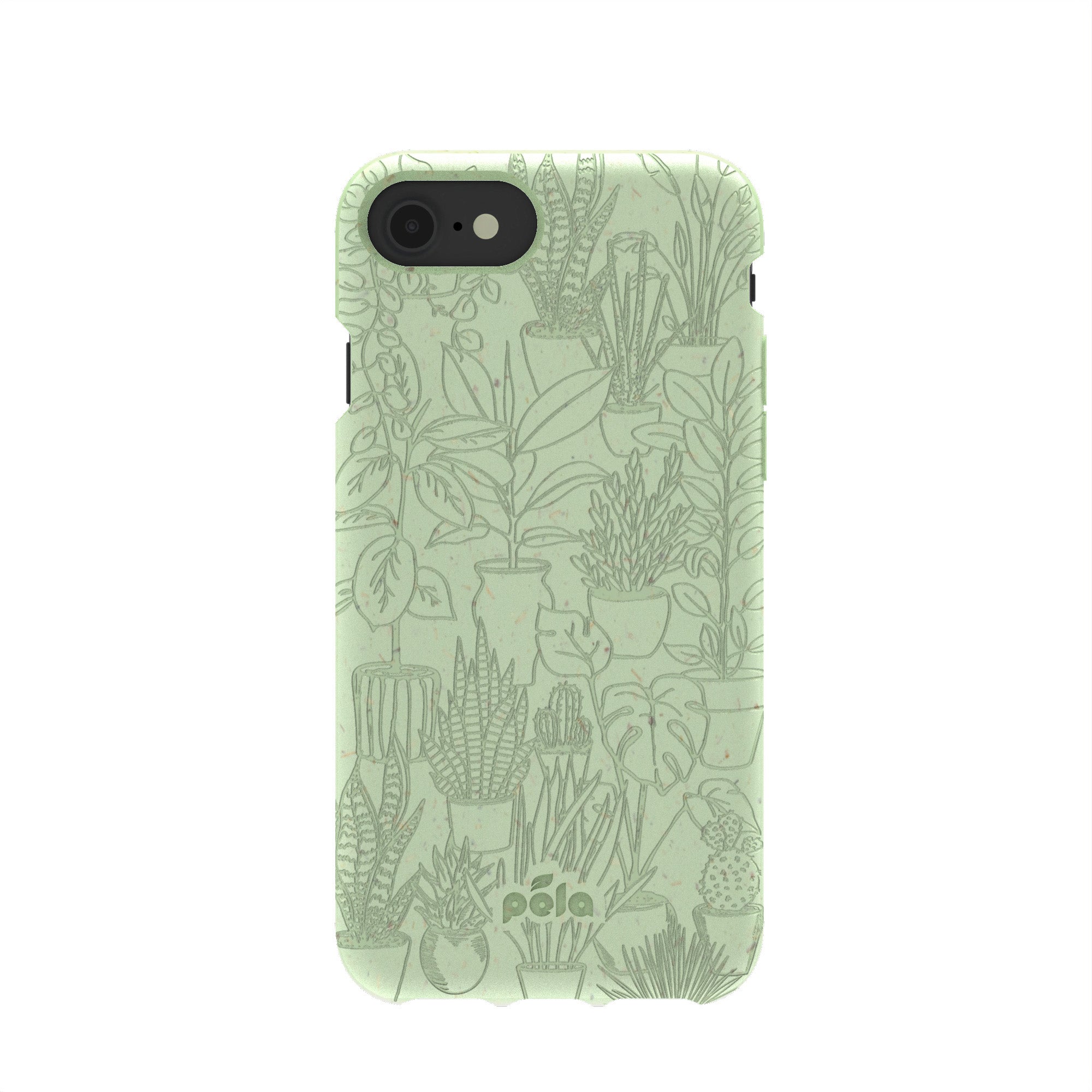 Sage Green Green Oasis iPhone 6/6s/7/8/SE Case Refurbished - Pela Case refurbished available on Cerqular