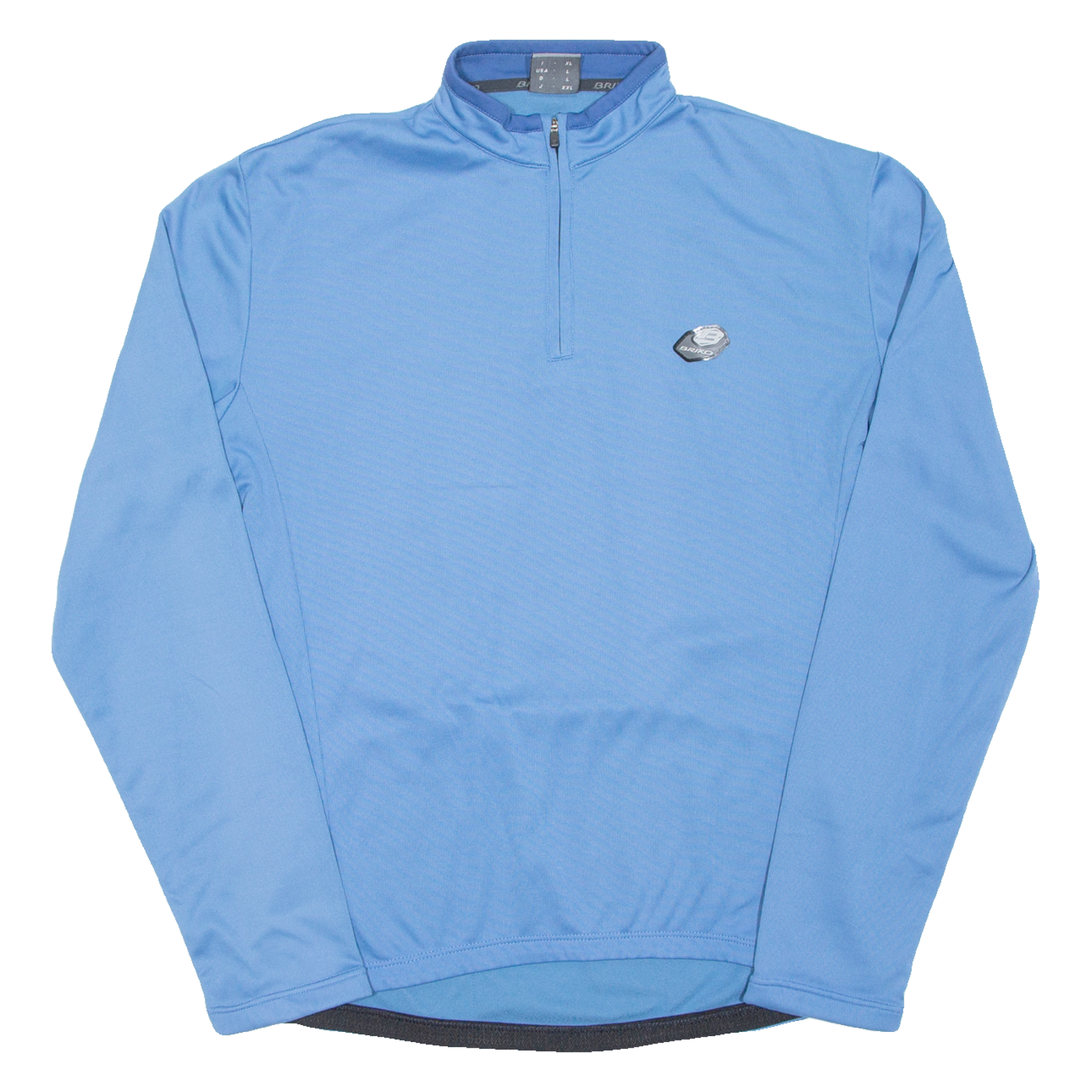 Cycling Mens Jersey Blue Long Sleeve 1/4 Zip XL Refurbished - N/A refurbished available on Cerqular