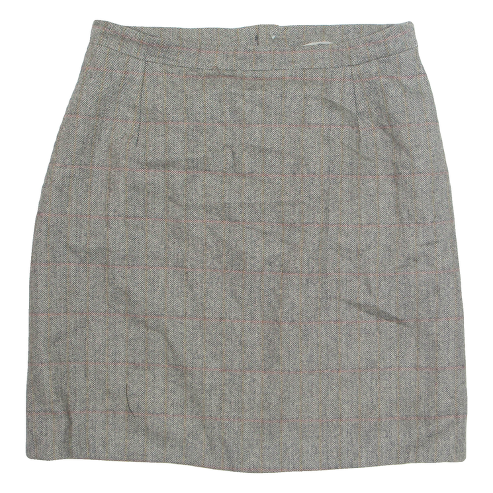 Womens Straight Skirt Black Short Herringbone M Refurbished - N/A refurbished available on Cerqular