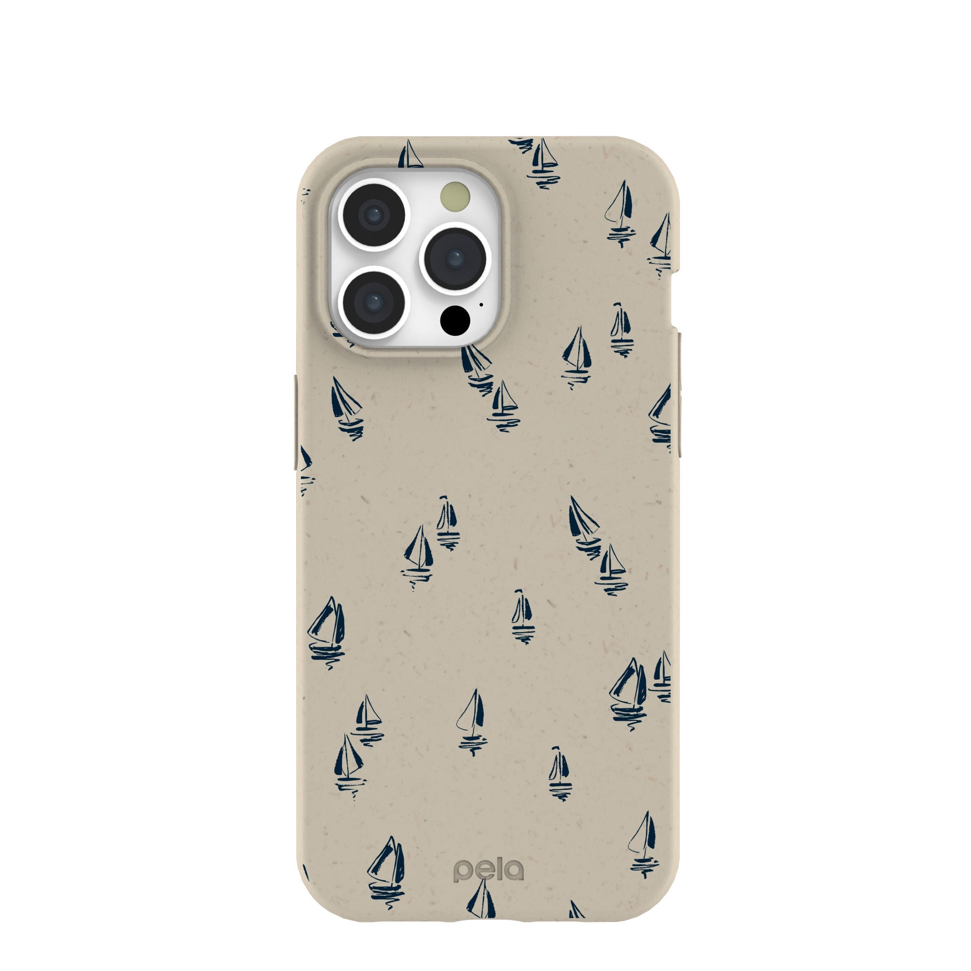London Fog Lil Sails iPhone 15 Pro Max Case Refurbished - Pela Case refurbished available on Cerqular