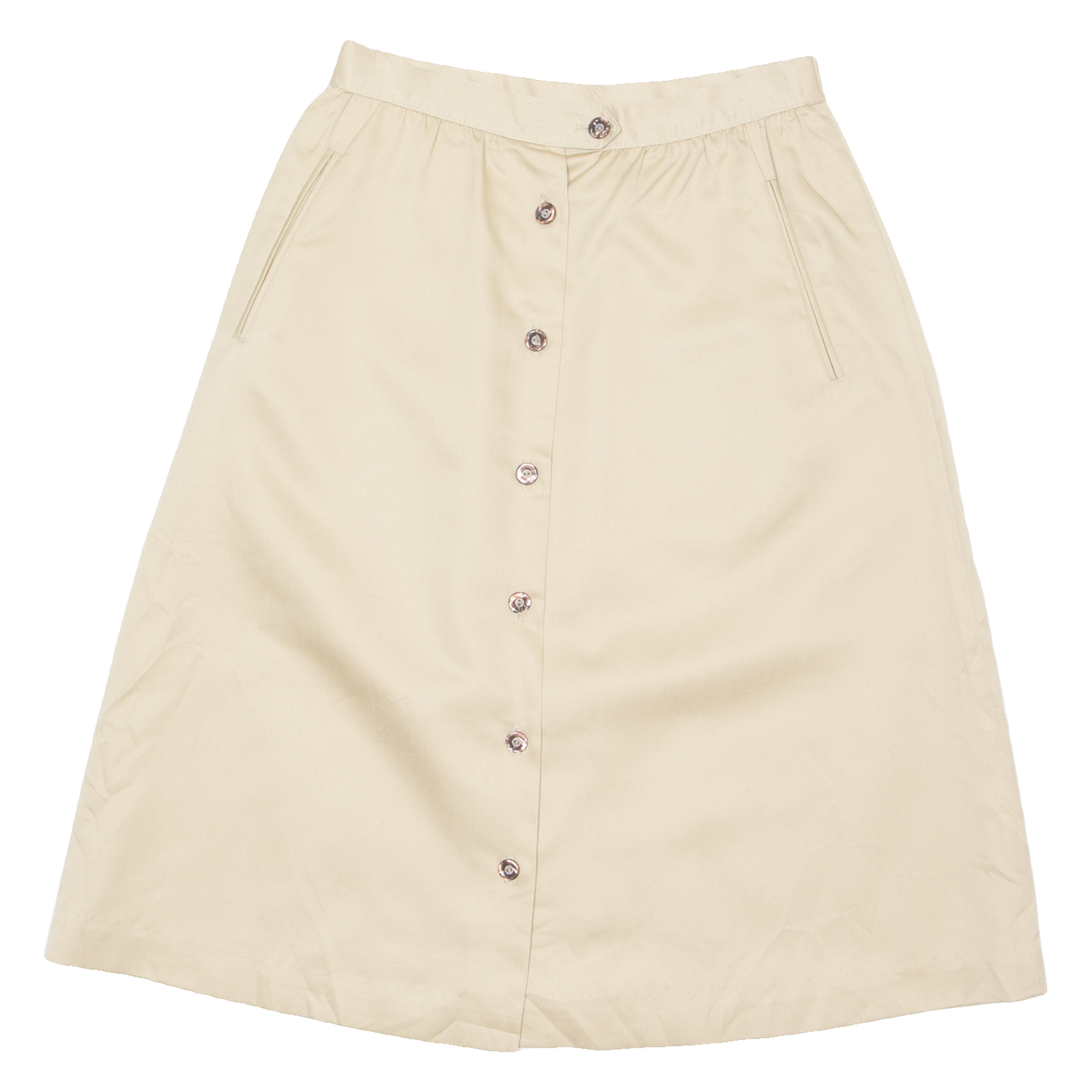 KORET Womens Straight Skirt Cream Midi 90s S Refurbished - N/A refurbished available on Cerqular