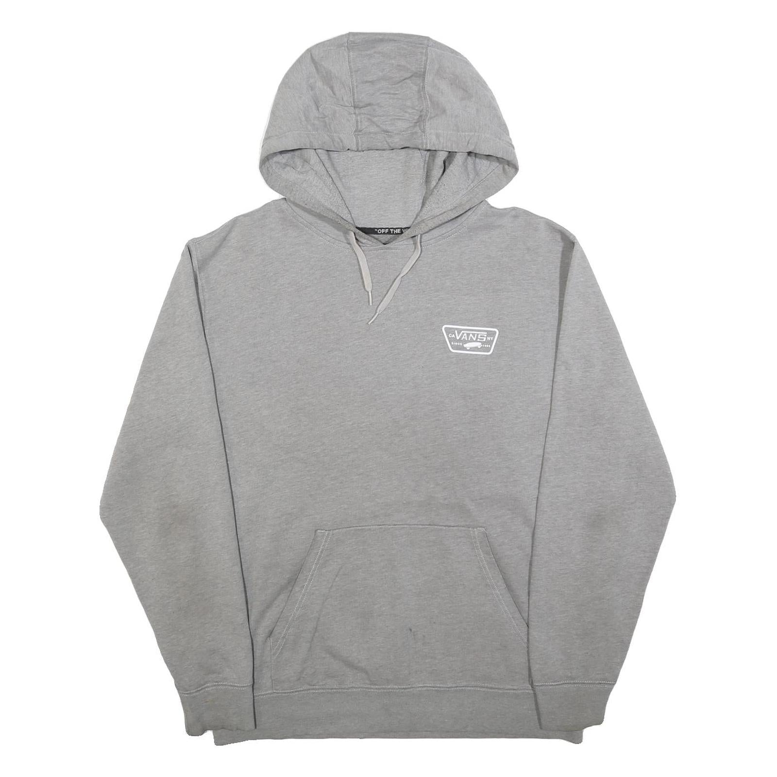 Buy VANS Mens Grey Hoodie M Skate Logo Print Casual Cotton Blend Pullover Refurbished - $33.79 VANS Mens Grey Hoodie M Skate Logo Print Casual Cotton Blend Pullover Refurbished - N/A refurbished available on Cerqular