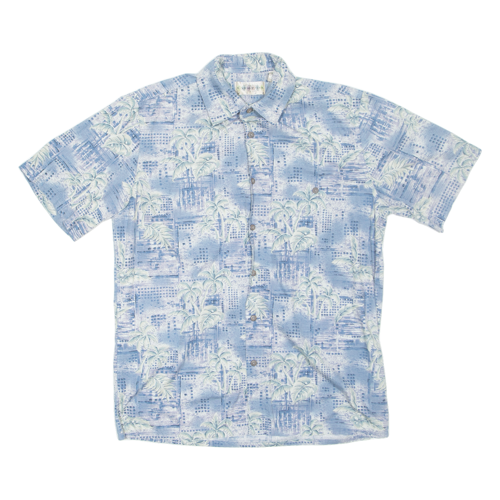 CAMPIA MODA Mens Hawaiian Shirt Blue Floral M Refurbished - N/A refurbished available on Cerqular