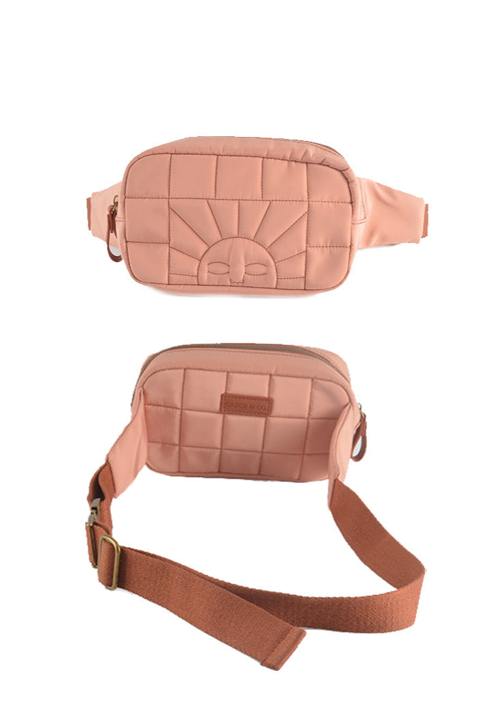 Eco-Friendly Crossbody Waist Bag - Sunset Pink Refurbished - N/A (Note: This brand may not be well-known globally refurbished available on Cerqular