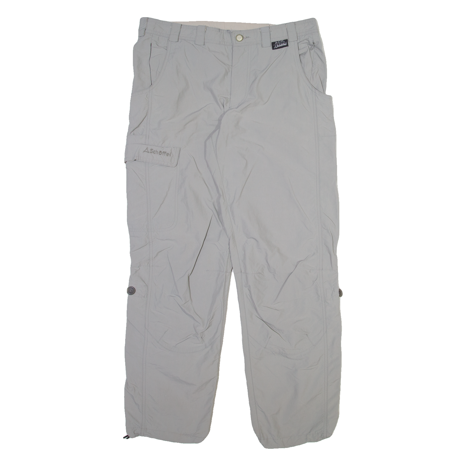 SCHOFFEL Outdoor Mens Trousers Grey Regular Straight W32 L29 Refurbished - N/A refurbished available on Cerqular