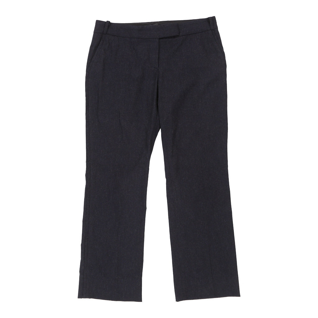 Salvatore Ferragamo Trousers - 35W UK 14 Navy Wool Blend | Size: UK 14 Refurbished - N/A (Preloved Designer is not a specific brand, it refurbished available on Cerqular