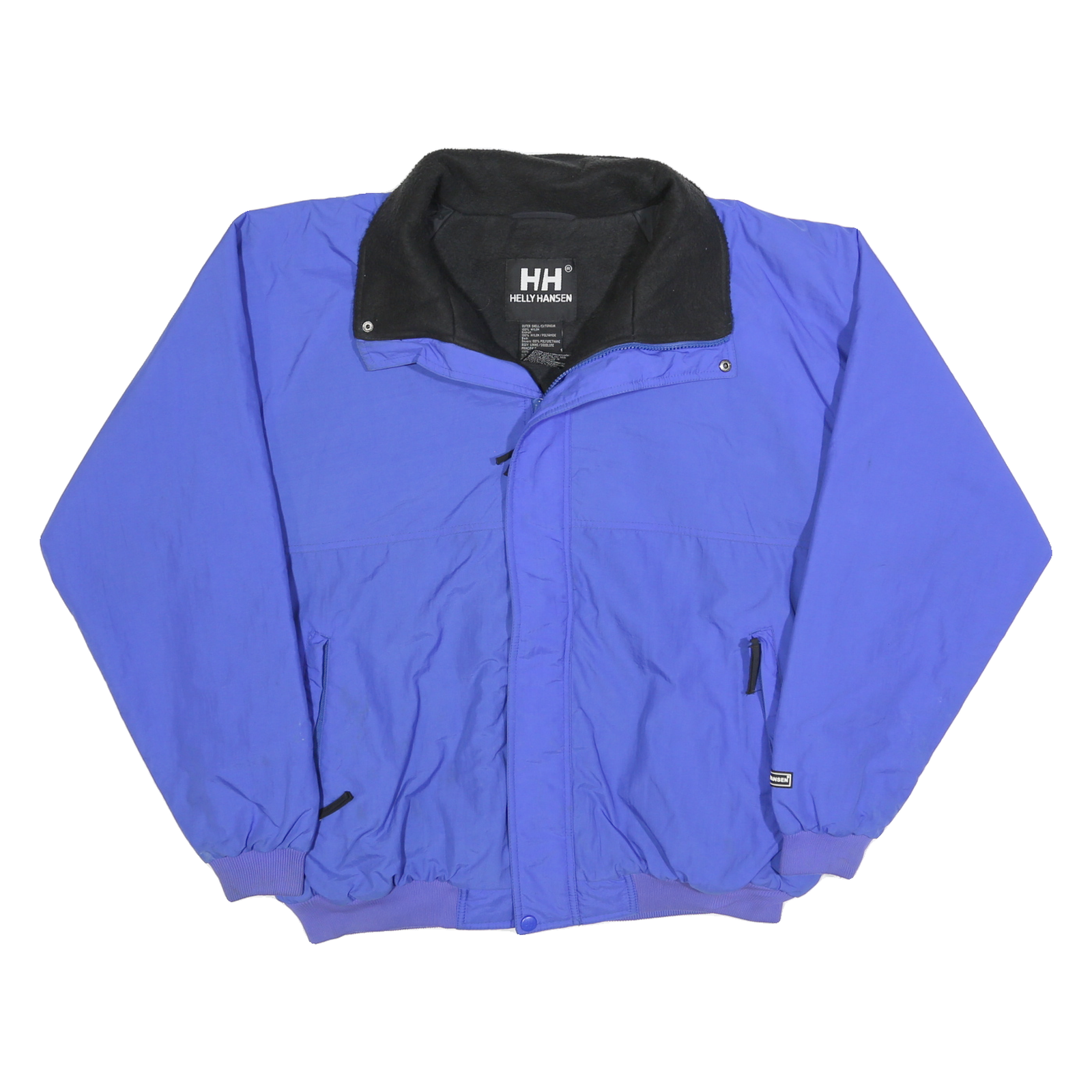 HELLY HANSEN Mens Blue Jacket L Polyester Zip Casual Outdoor Sport Refurbished - N/A refurbished available on Cerqular