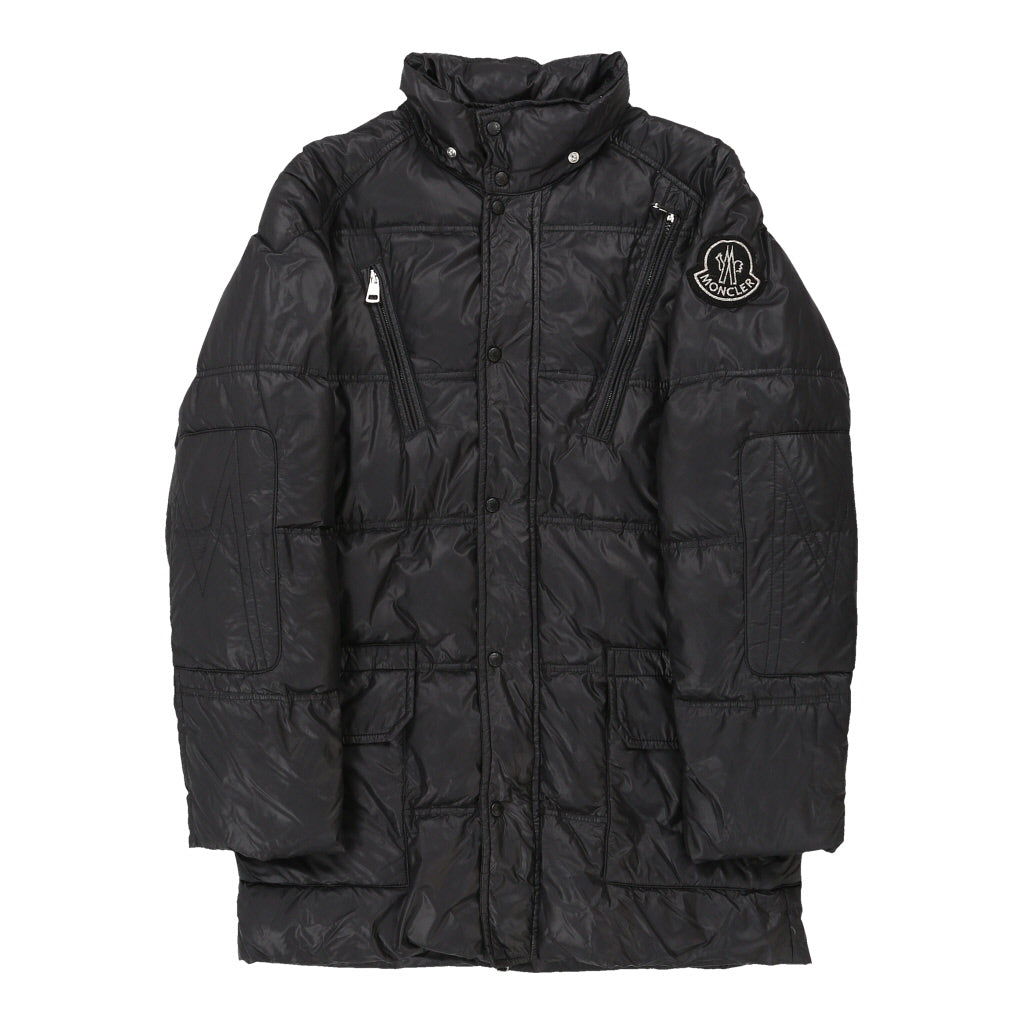 Age 14 Moncler Coat - Medium Black Down | Size: medium Refurbished - N/A (Preloved Designer is not a specific brand, it refurbished available on Cerqular