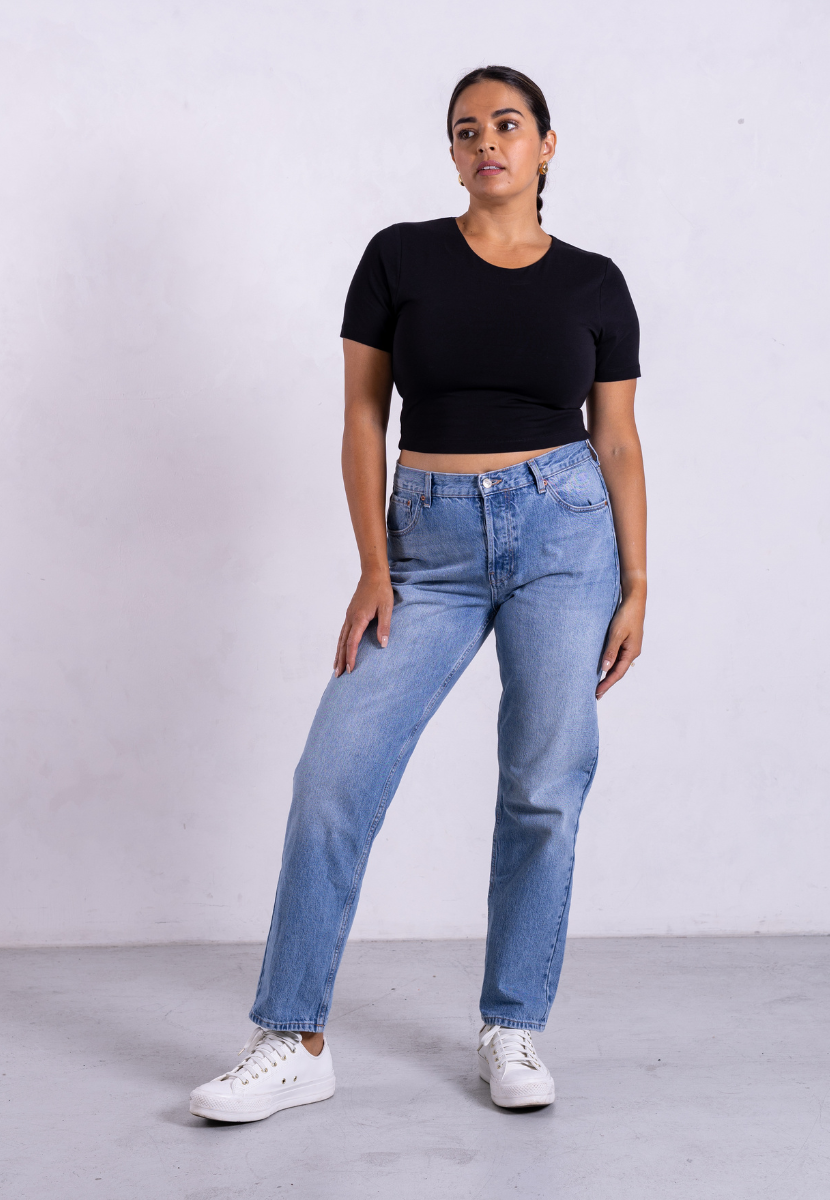 Buy Organic Cotton Crew Cropped T-Shirt, Black | Size: M Refurbished - $25.19 Organic Cotton Crew Cropped T-Shirt, Black | Size: M Refurbished - N/A (Note: It's possible that "Pantee" refurbished available on Cerqular