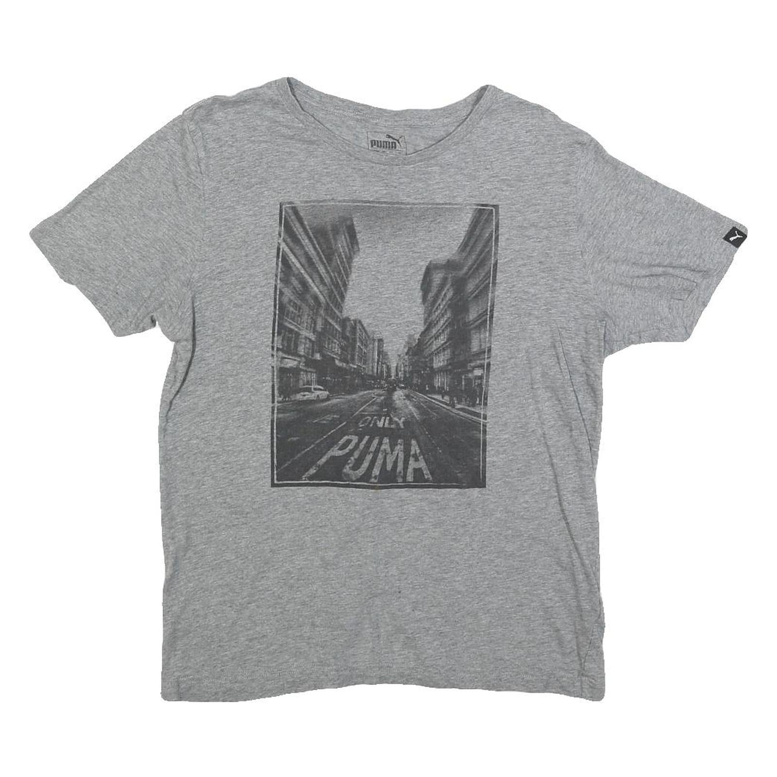 Buy PUMA Mens Grey Graphic T-Shirt S Short Sleeve Crew Neck Cotton Blend Comfort Refurbished - $19.49 PUMA Mens Grey Graphic T-Shirt S Short Sleeve Crew Neck Cotton Blend Comfort Refurbished - N/A refurbished available on Cerqular