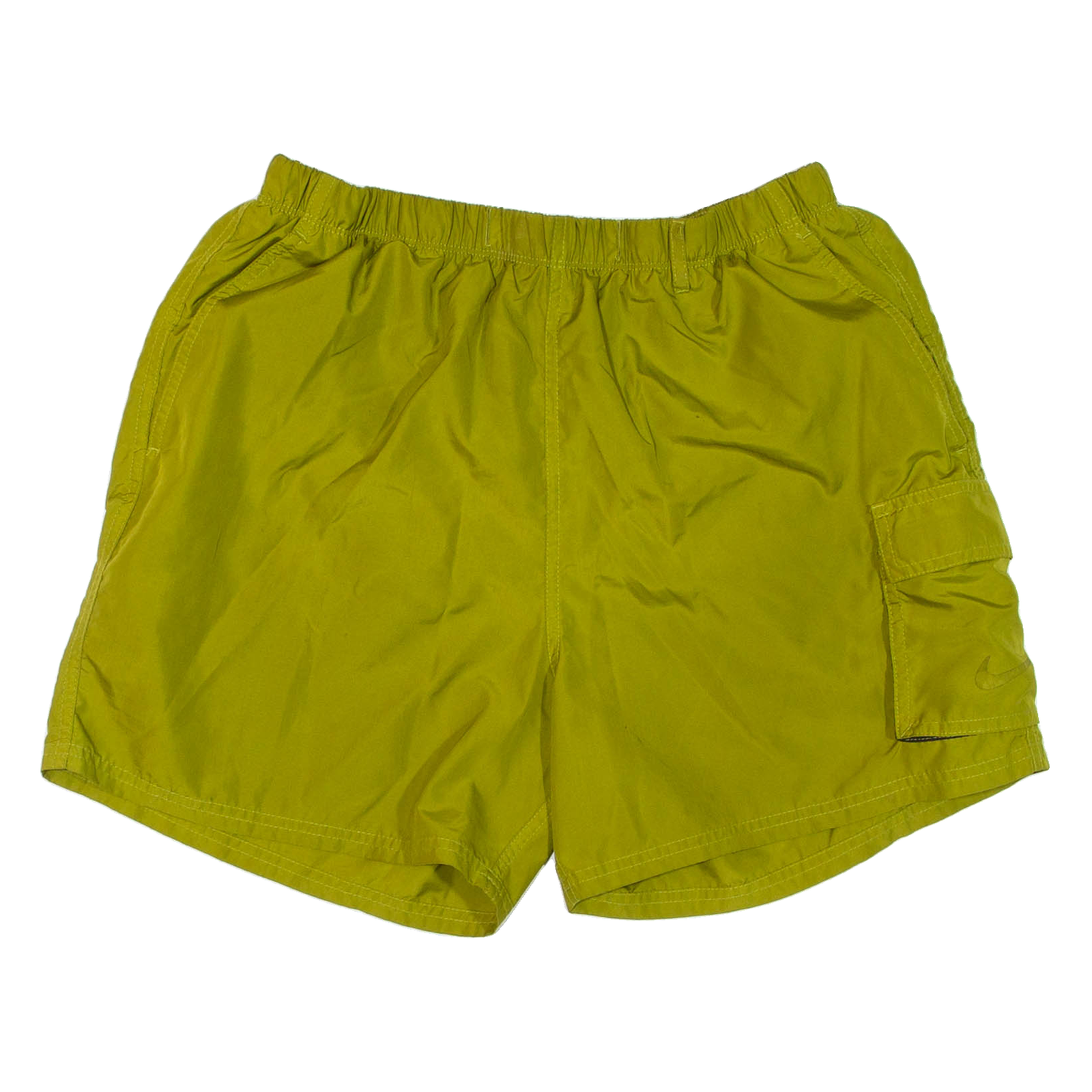 NIKE Mesh Lined Mens Swimming Shorts Green L W30 Refurbished - N/A refurbished available on Cerqular