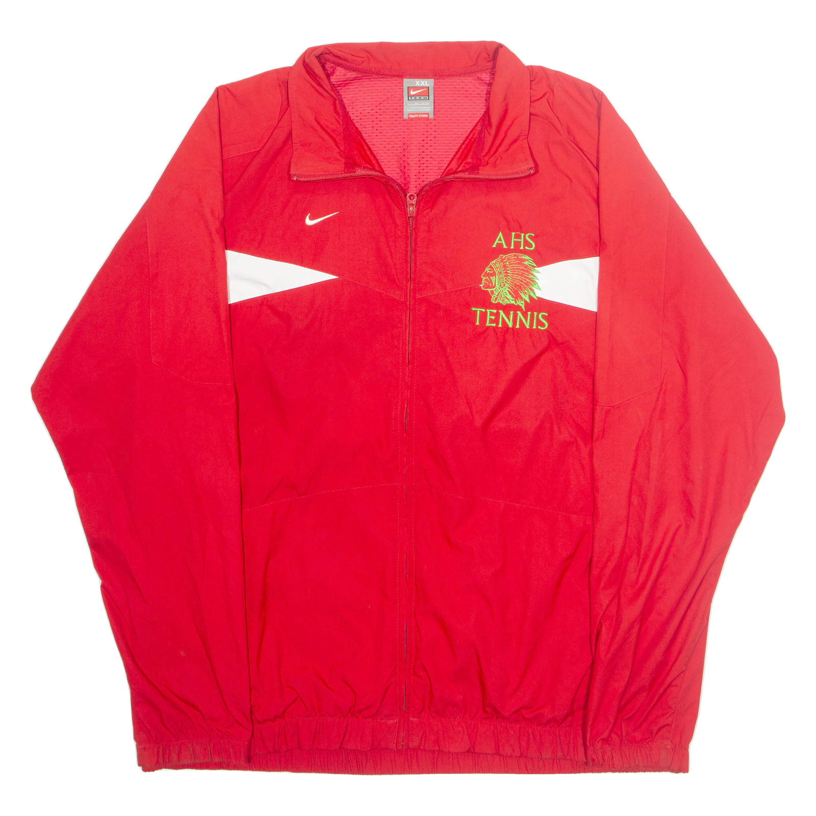 NIKE Ahs Tennis Mens Track Jacket Red 2XL Refurbished - N/A refurbished available on Cerqular