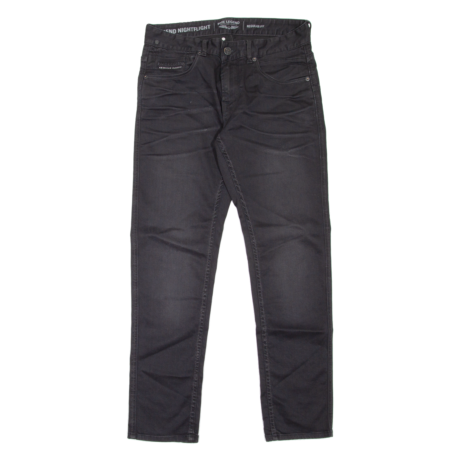 PME LEGEND Nightflight Mens Jeans Black Regular Straight W31 L30 Refurbished - N/A refurbished available on Cerqular