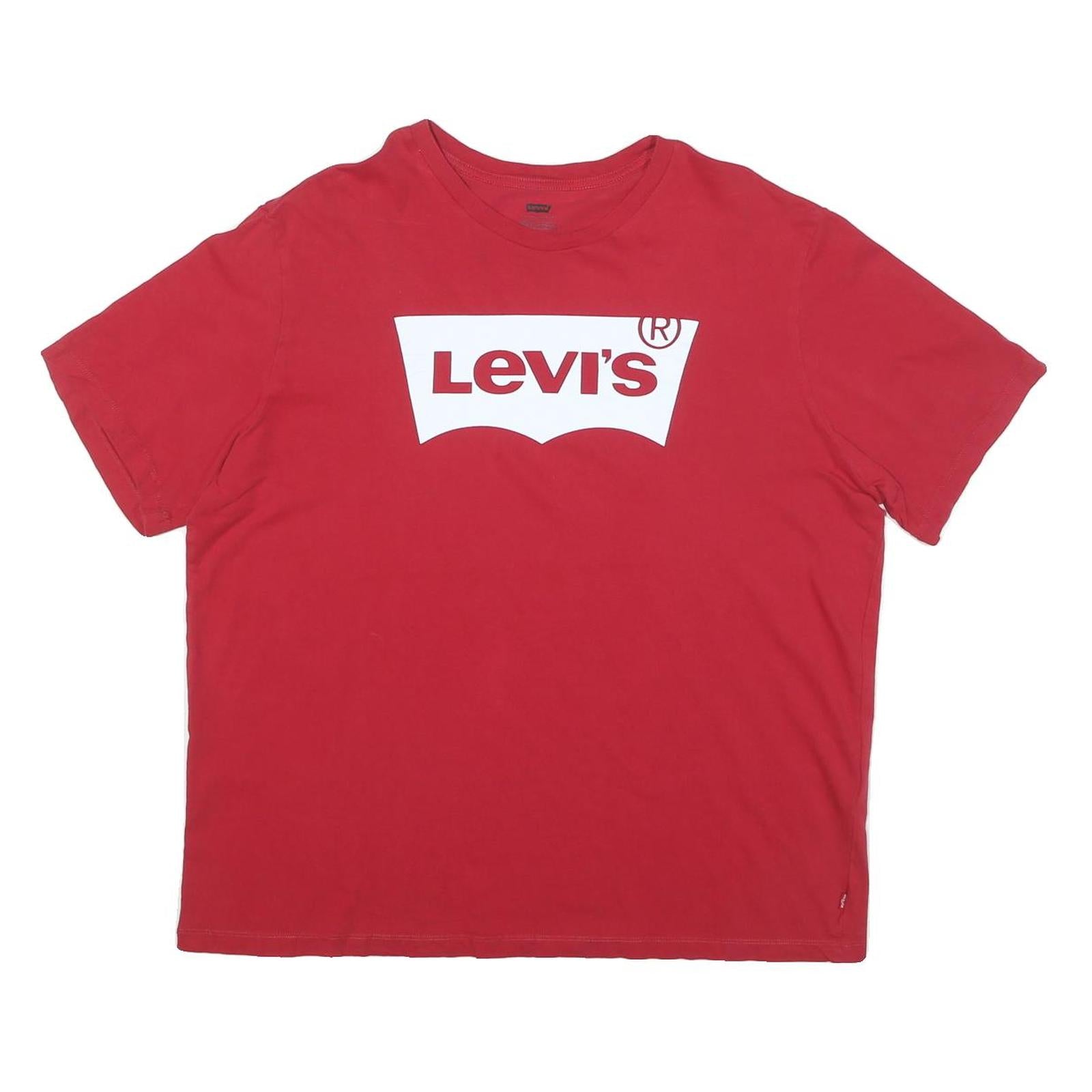 Buy LEVI'S Mens Red Graphic T-Shirt XL Short Sleeve Crew Neck Cotton Blend Refurbished - $22.09 LEVI'S Mens Red Graphic T-Shirt XL Short Sleeve Crew Neck Cotton Blend Refurbished - N/A refurbished available on Cerqular