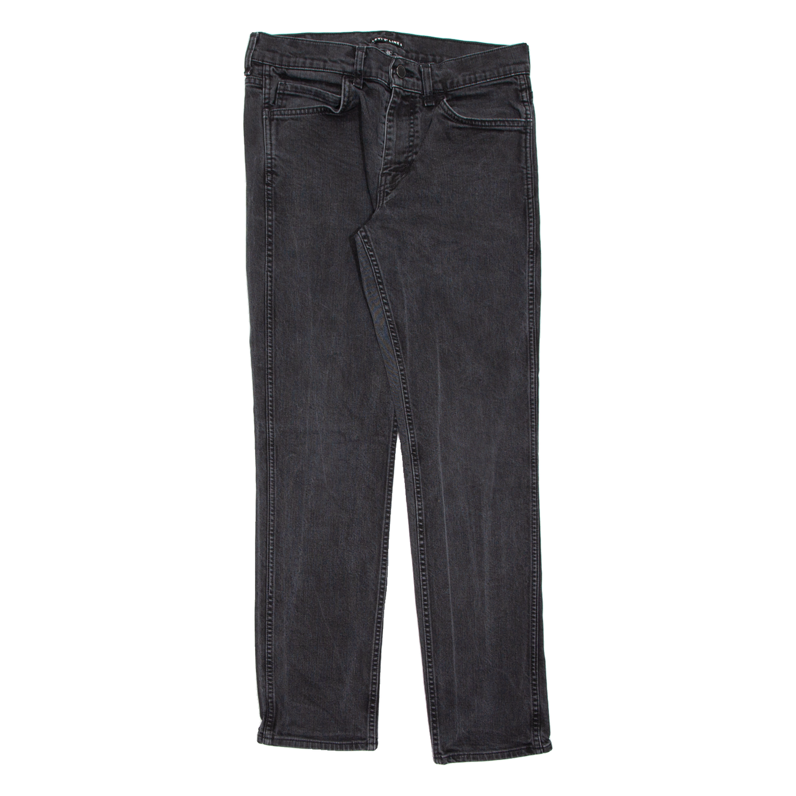 LEVI'S Levi's Line 8 Womens Jeans Black Slim Straight Charcoal Wash W32 L32 Refurbished - N/A refurbished available on Cerqular
