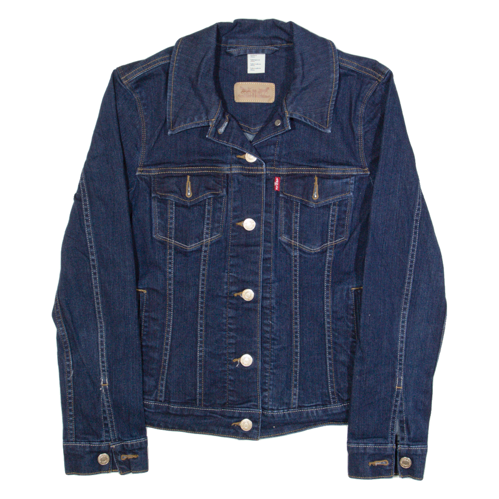 LEVI'S Womens Denim Jacket Blue S Refurbished - N/A refurbished available on Cerqular