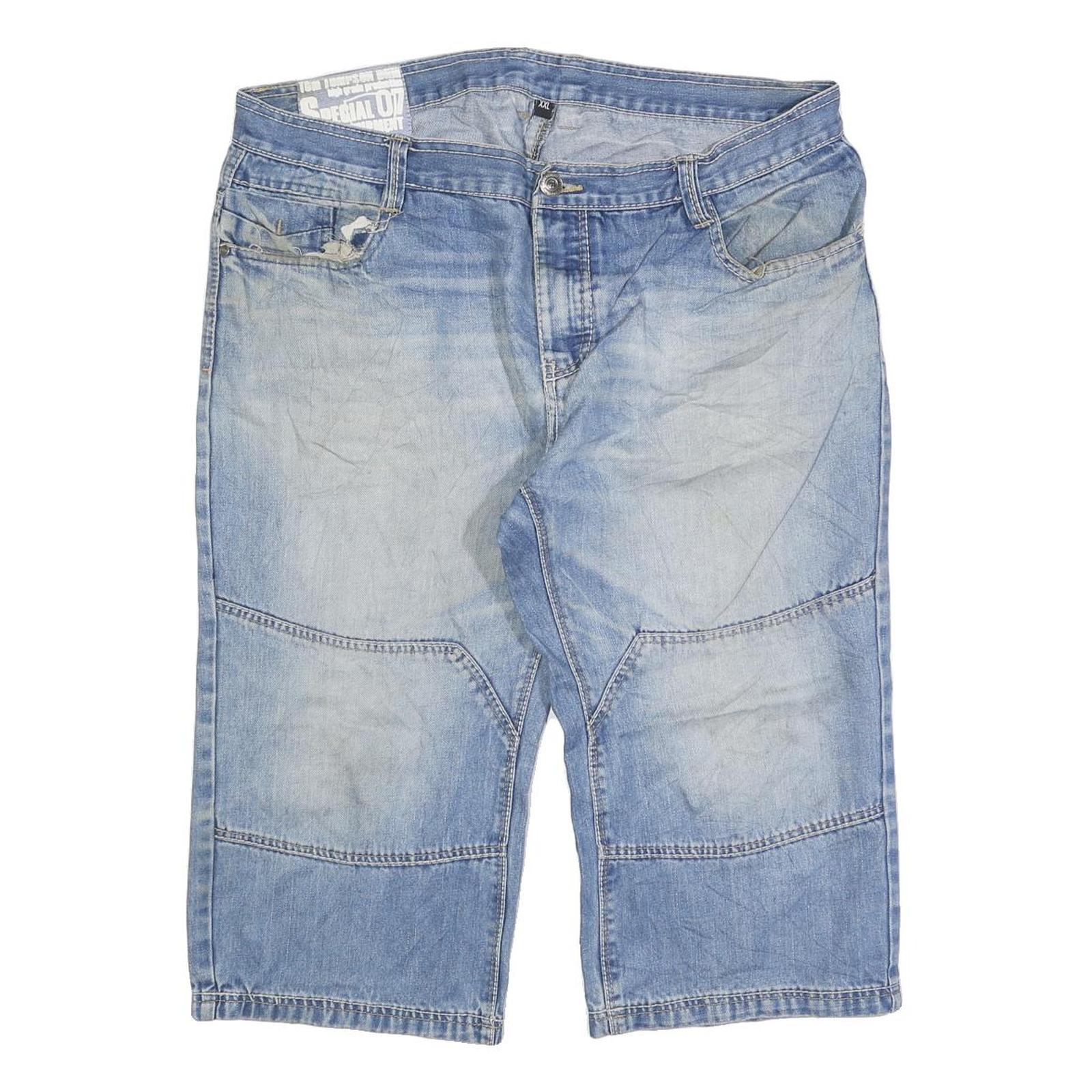 TO9M TOMPSON Mens Shorts Blue Casual Denim 2XL W40 Cotton Blend Relaxed Fit Refurbished - N/A refurbished available on Cerqular