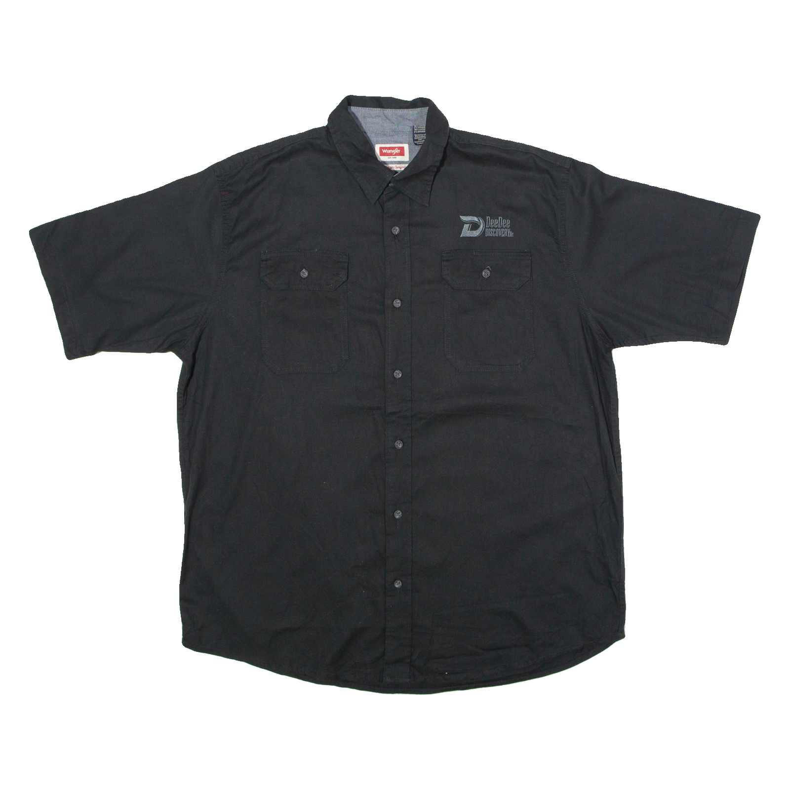 WRANGLER DeeDee Discovery Inc Mens Worker Shirt Black L Refurbished - N/A refurbished available on Cerqular