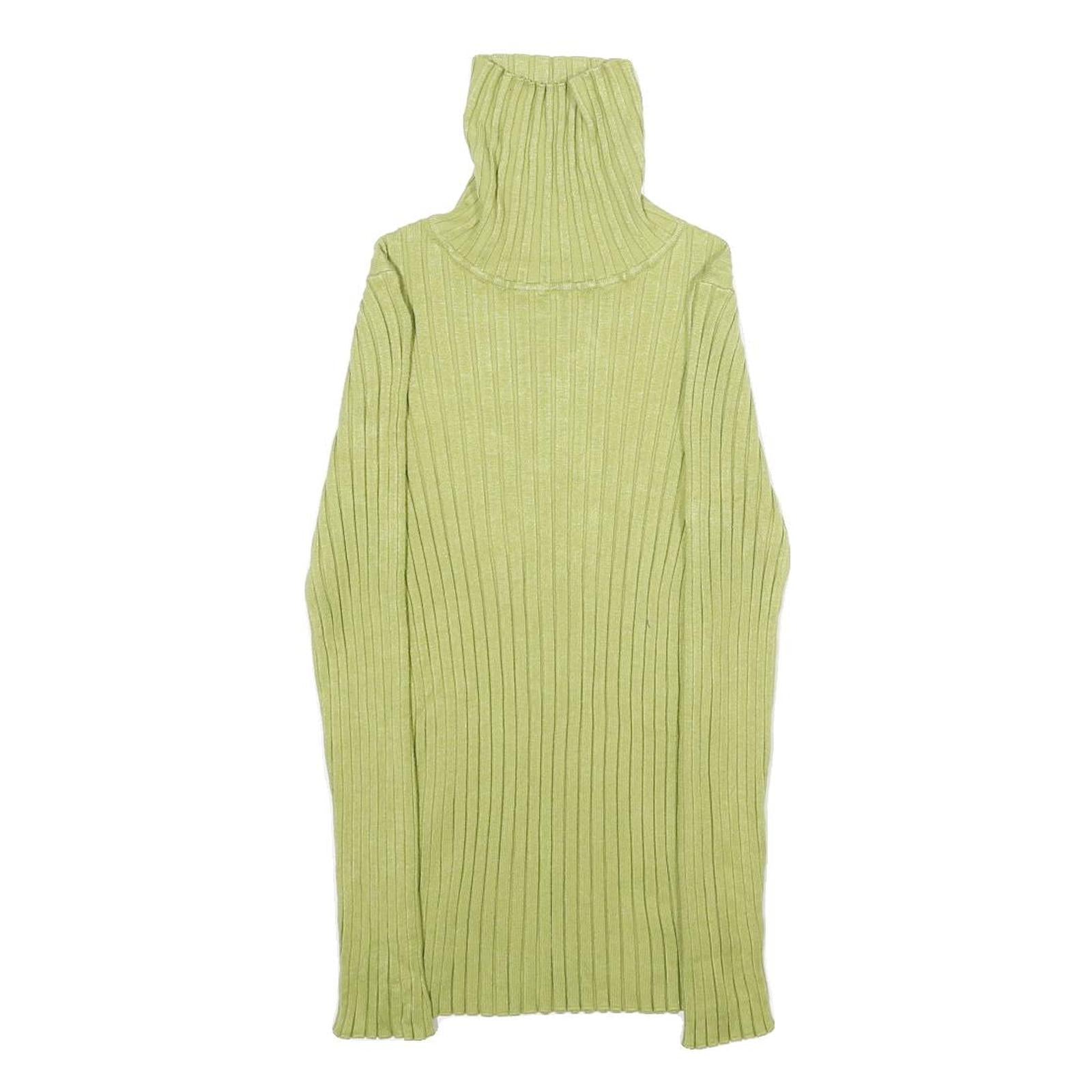 Buy Womens Green Plain Pullover Jumper Rib Knit XXS Stretchy Turtleneck Lightweight Refurbished - $23.39 Womens Green Plain Pullover Jumper Rib Knit XXS Stretchy Turtleneck Lightweight Refurbished - N/A refurbished available on Cerqular