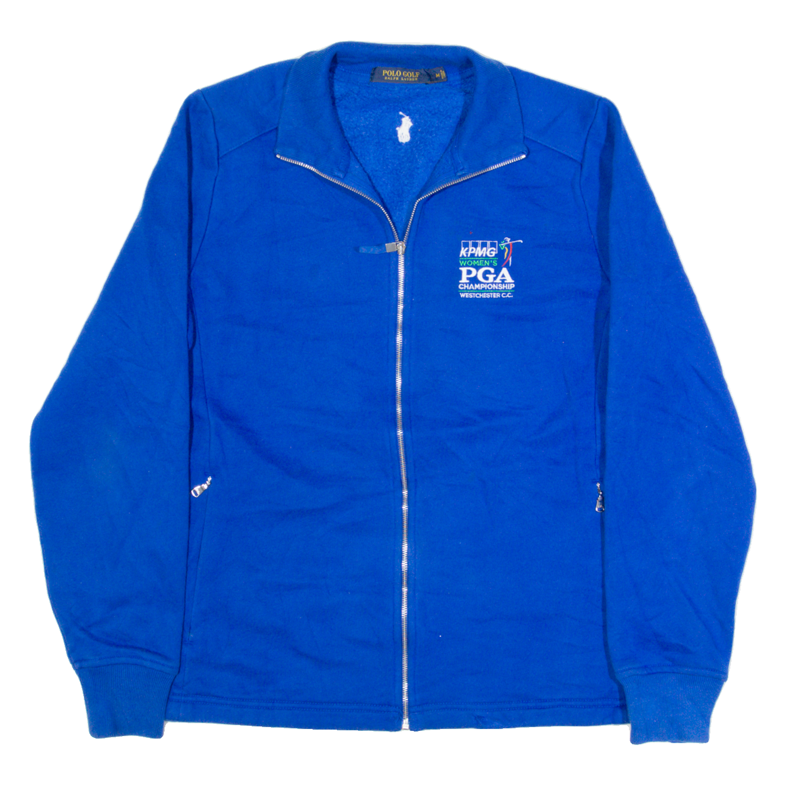 POLO RALPH LAUREN GOLF PGA Championship Womens Track Jacket Blue M Refurbished - N/A refurbished available on Cerqular