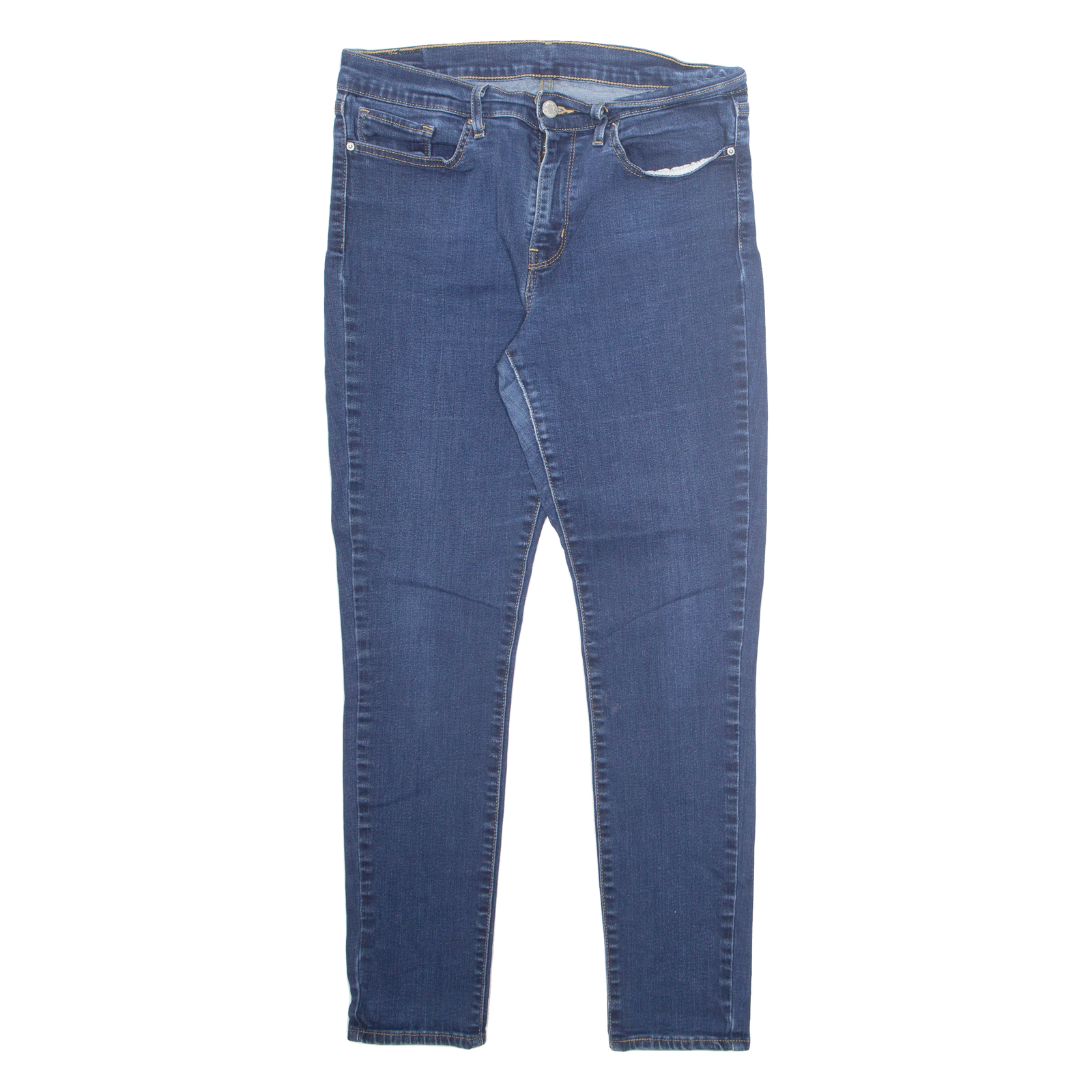 LEVI'S Womens Jeans Blue Regular Tapered W30 L30 Refurbished - N/A refurbished available on Cerqular