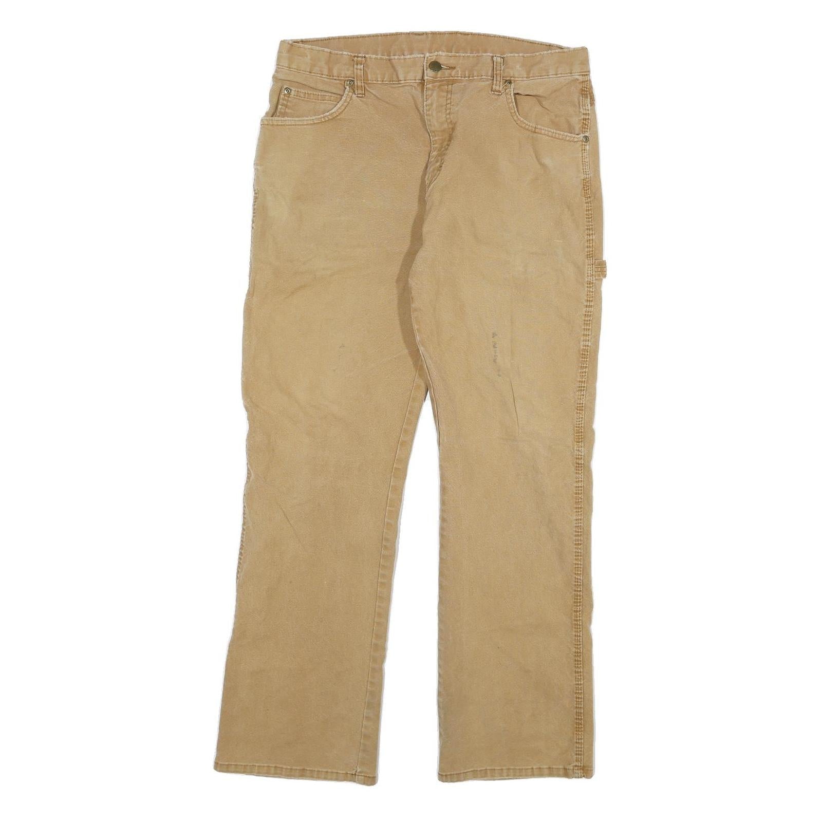Buy DICKIES Mens Regular Fit Beige Cotton Blend Workwear Trousers W32 L29 Refurbished - $37.69 DICKIES Mens Regular Fit Beige Cotton Blend Workwear Trousers W32 L29 Refurbished - N/A refurbished available on Cerqular