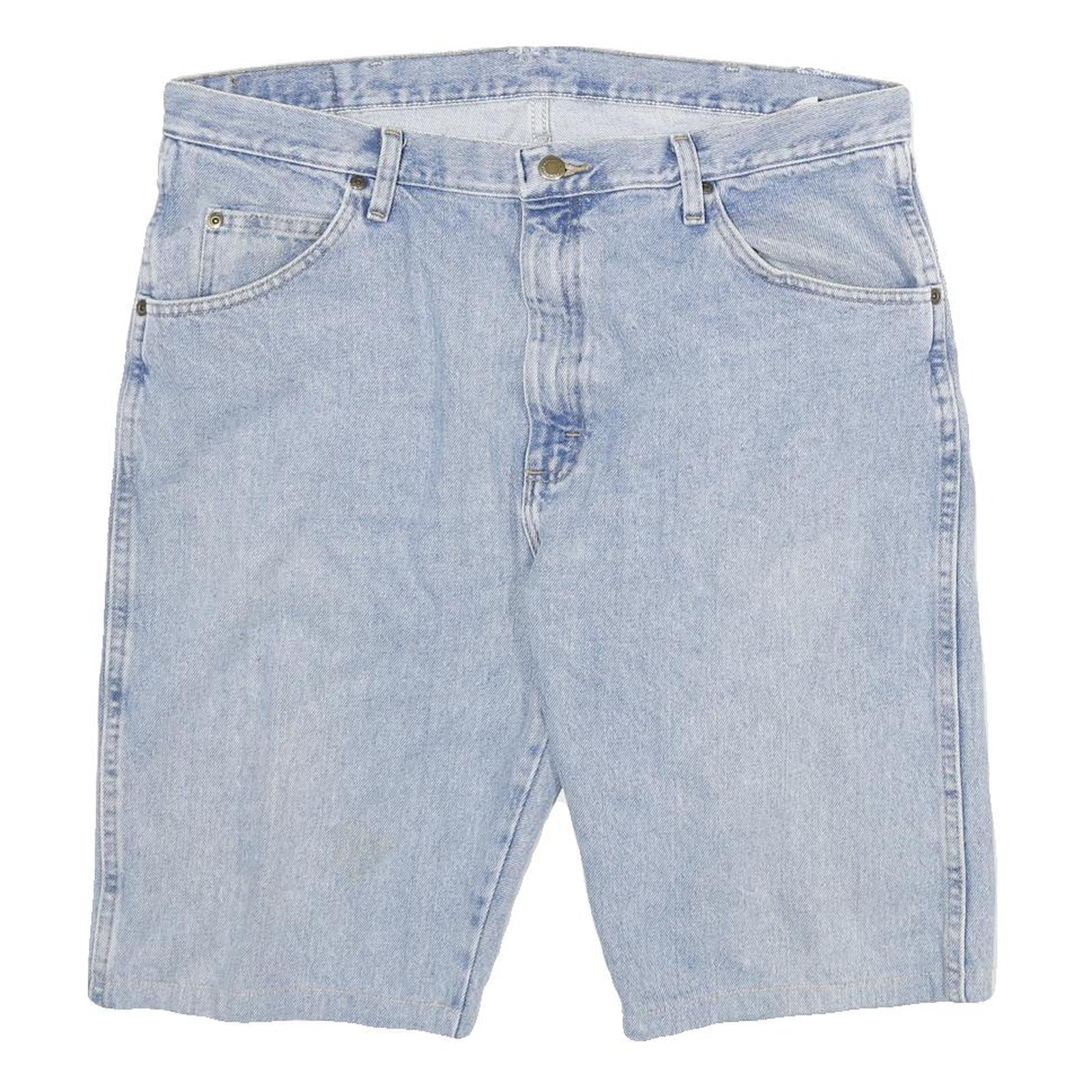 WRANGLER Mens Shorts Blue Denim 2XL W38 Cotton Blend Casual Summer Refurbished - N/A refurbished available on Cerqular