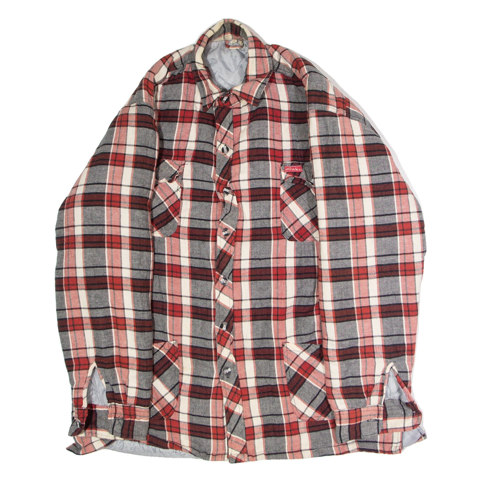 CHALET Mens Lumberjack Jacket Red Flannel Check XL Refurbished - N/A refurbished available on Cerqular