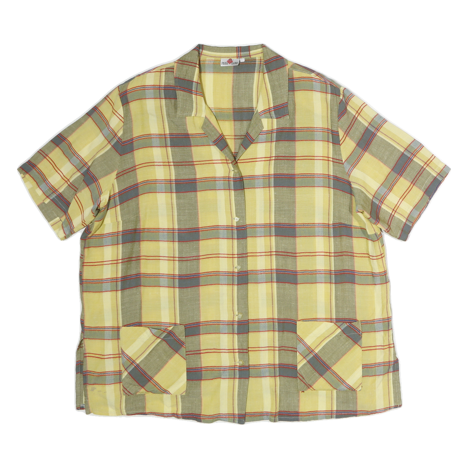 Buy PARK LANE Womens Yellow & Grey Check Shirt Short Sleeve Collared M Lightweight Refurbished - $15.59 PARK LANE Womens Yellow & Grey Check Shirt Short Sleeve Collared M Lightweight Refurbished - N/A refurbished available on Cerqular