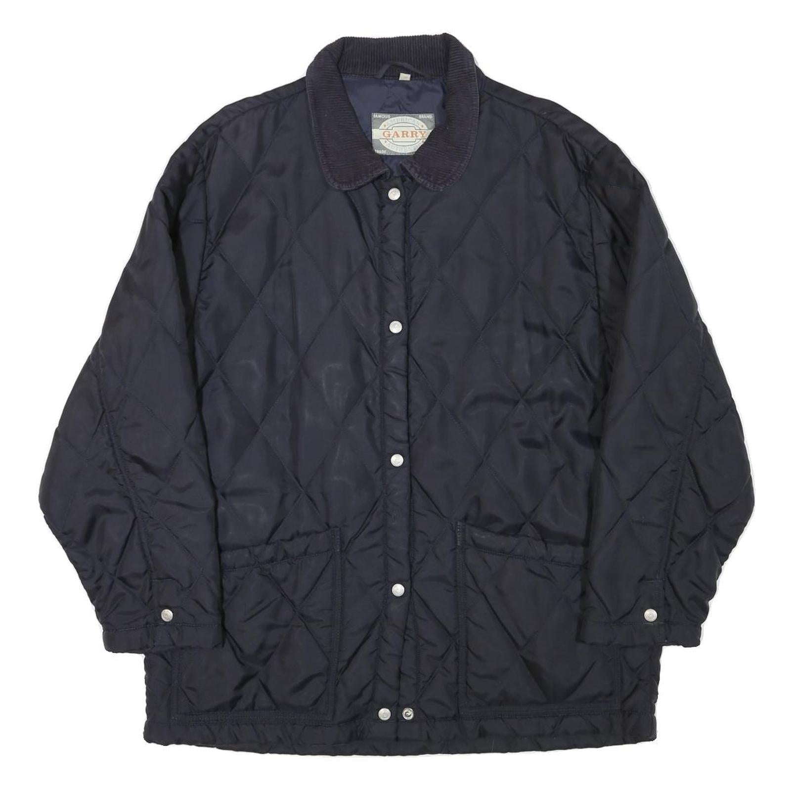 Buy GARRY Womens Navy Blue Quilted Jacket XL Polyester Blend Button Closure Classic Refurbished - $37.69 GARRY Womens Navy Blue Quilted Jacket XL Polyester Blend Button Closure Classic Refurbished - N/A refurbished available on Cerqular