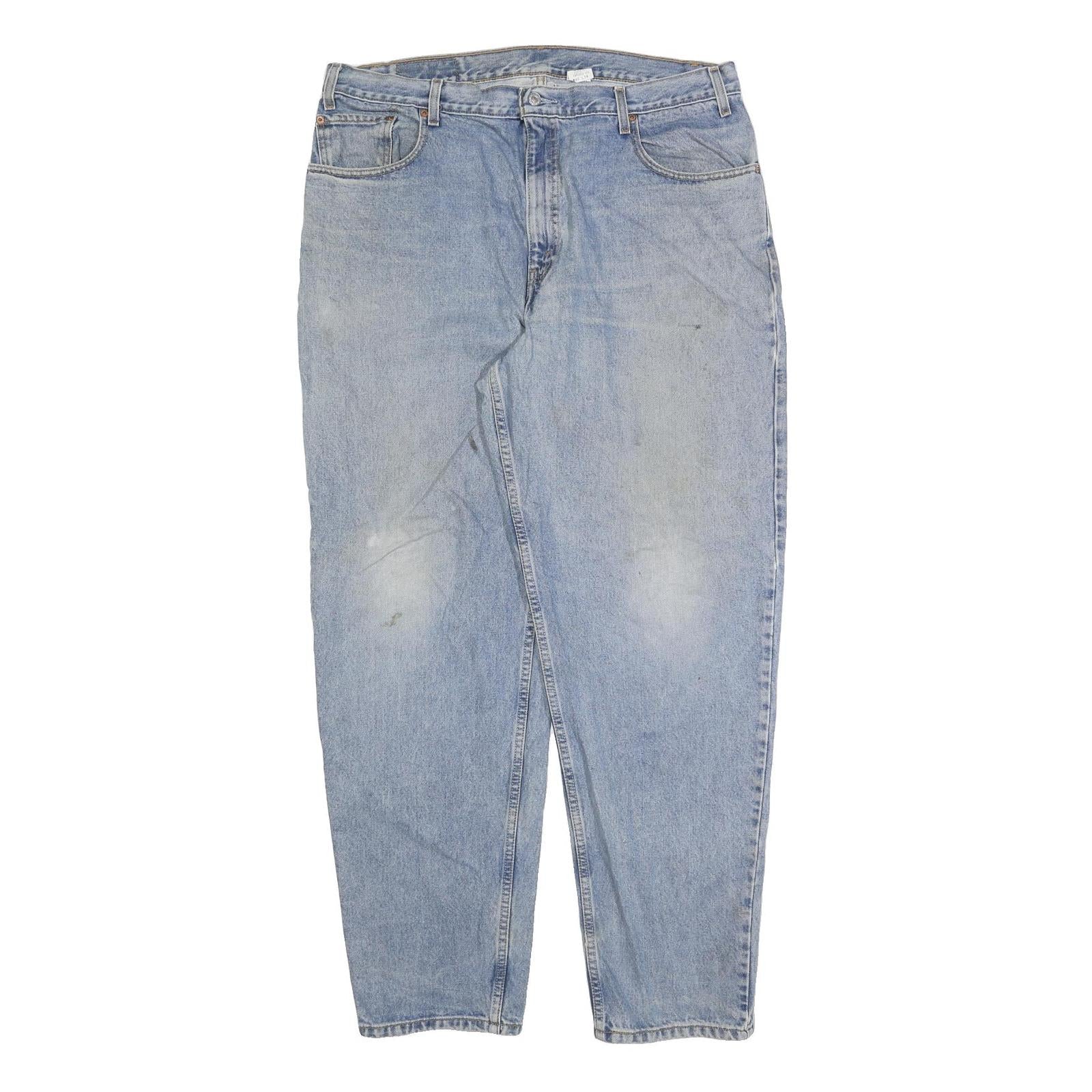 LEVI'S 560 Mens Jeans Blue Loose Straight Denim Light W40 L34 Classic Cotton Refurbished - N/A refurbished available on Cerqular