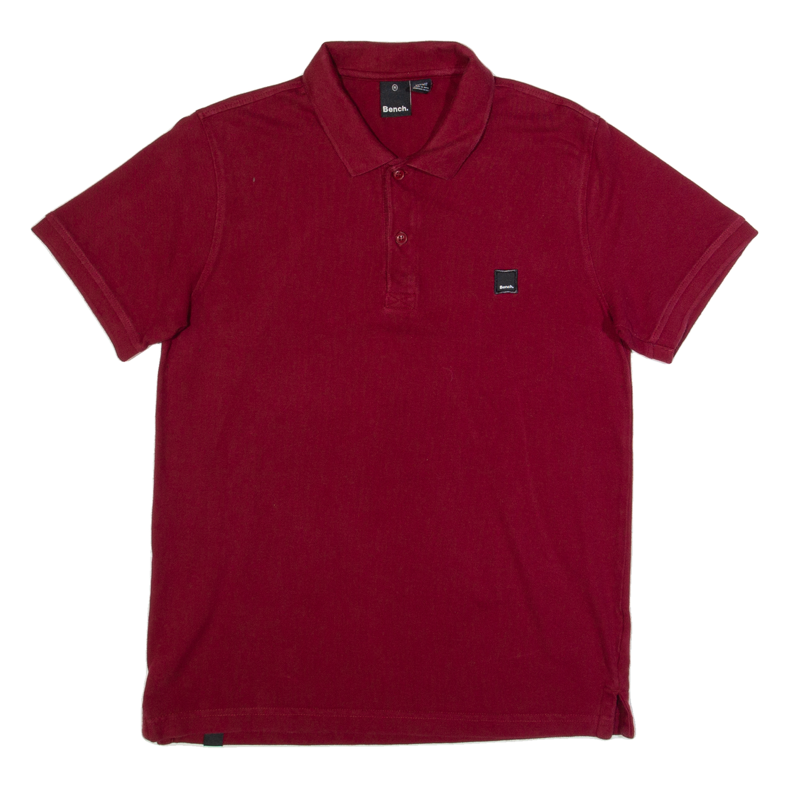 BENCH Mens Polo Shirt Red M Refurbished - N/A refurbished available on Cerqular