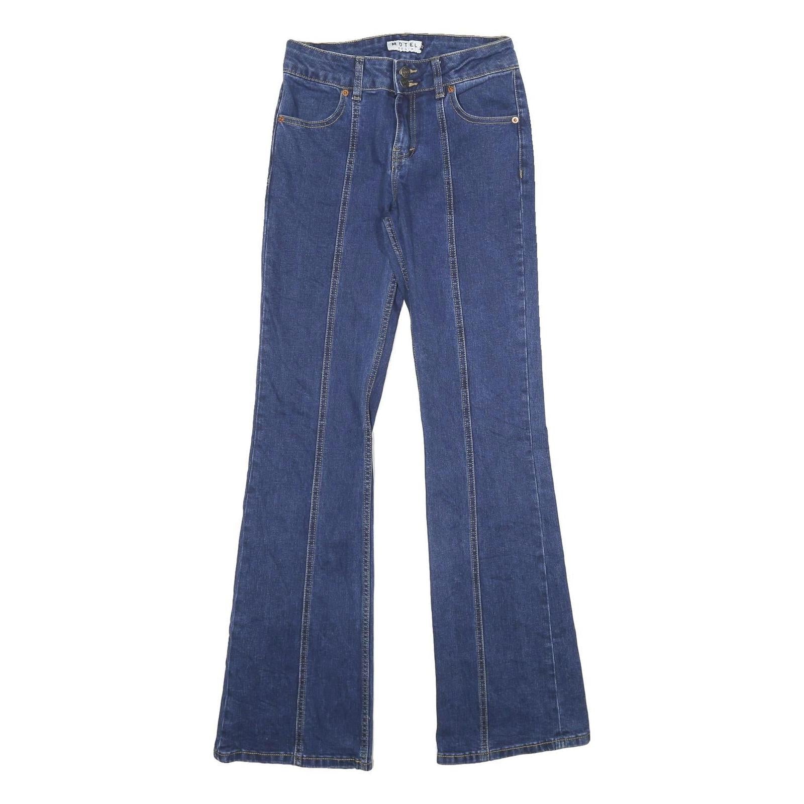 Buy MOTEL Womens Jeans Blue Regular Flared Denim Medium W33 L33 Stylish Comfortable Refurbished - $23.39 MOTEL Womens Jeans Blue Regular Flared Denim Medium W33 L33 Stylish Comfortable Refurbished - N/A refurbished available on Cerqular