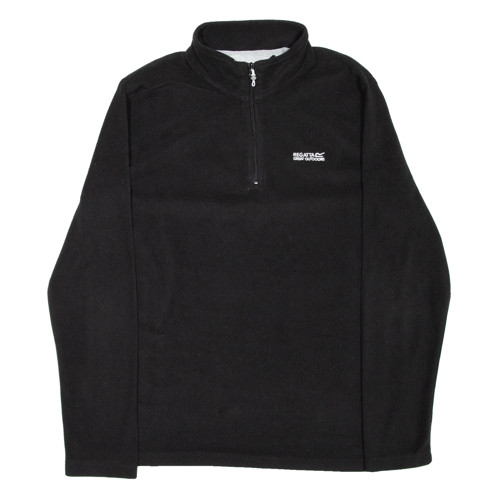REGATTA Womens Fleece Black 1/4 Zip UK 14 Refurbished - N/A refurbished available on Cerqular