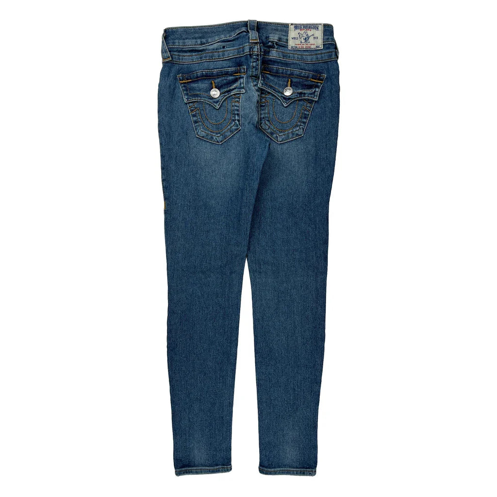 True Religion Skinny Jeans - 28W UK 8 Blue Denim Refurbished - Thrifted (note: this is a term often used to describe second- refurbished available on Cerqular